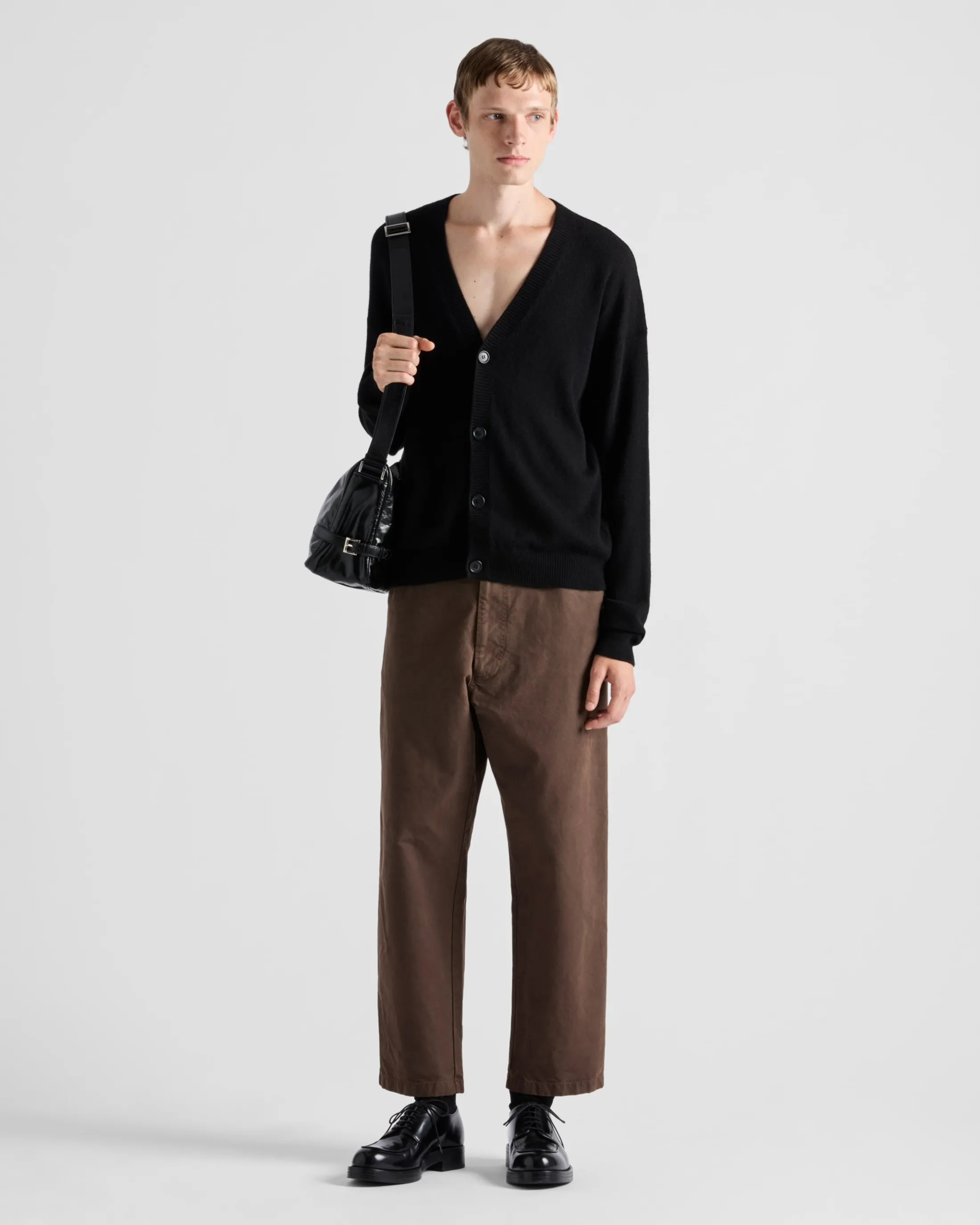 Prada Cotton trousers Brown Clearance