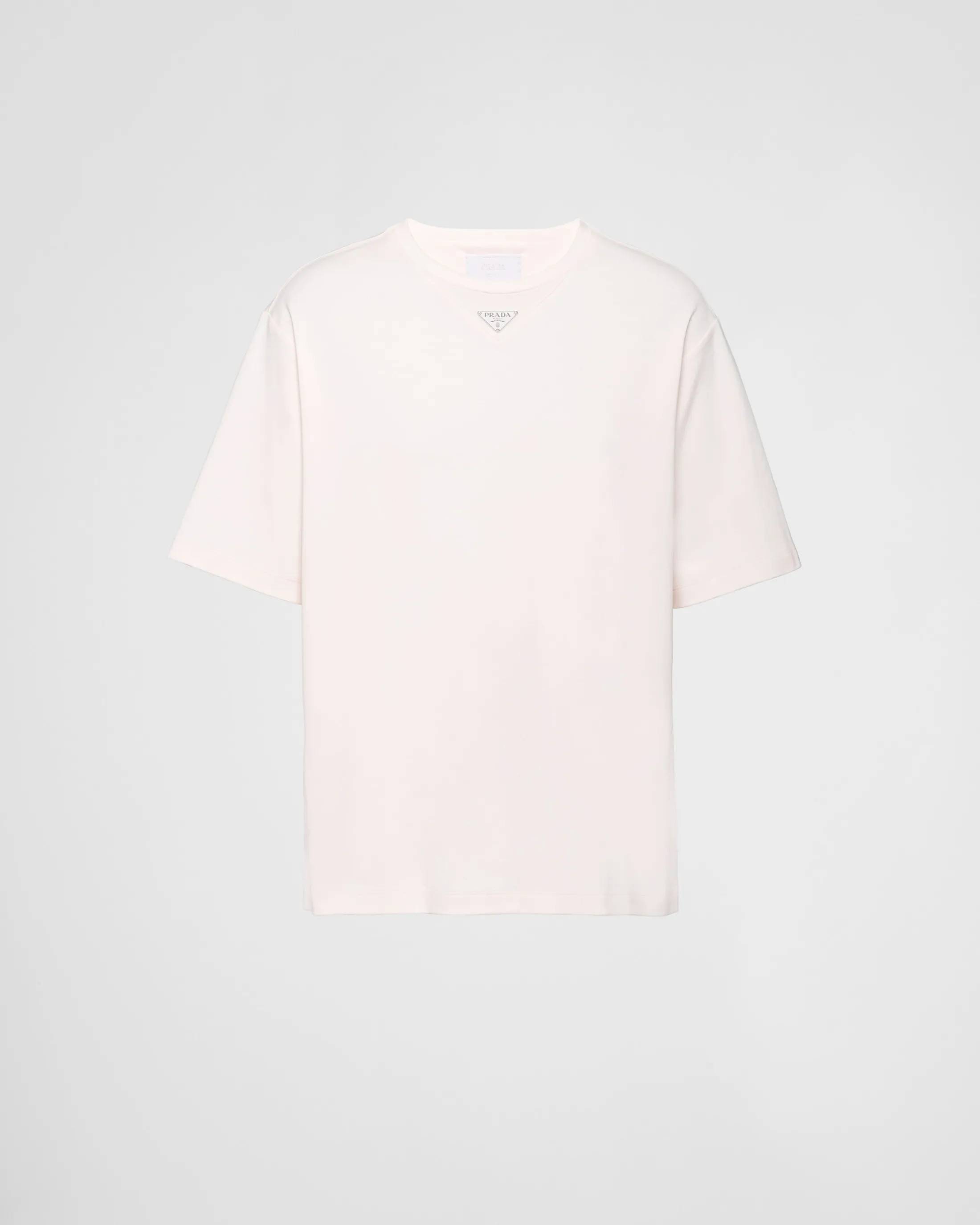 Prada Cotton T-shirt Petalpink Fashion