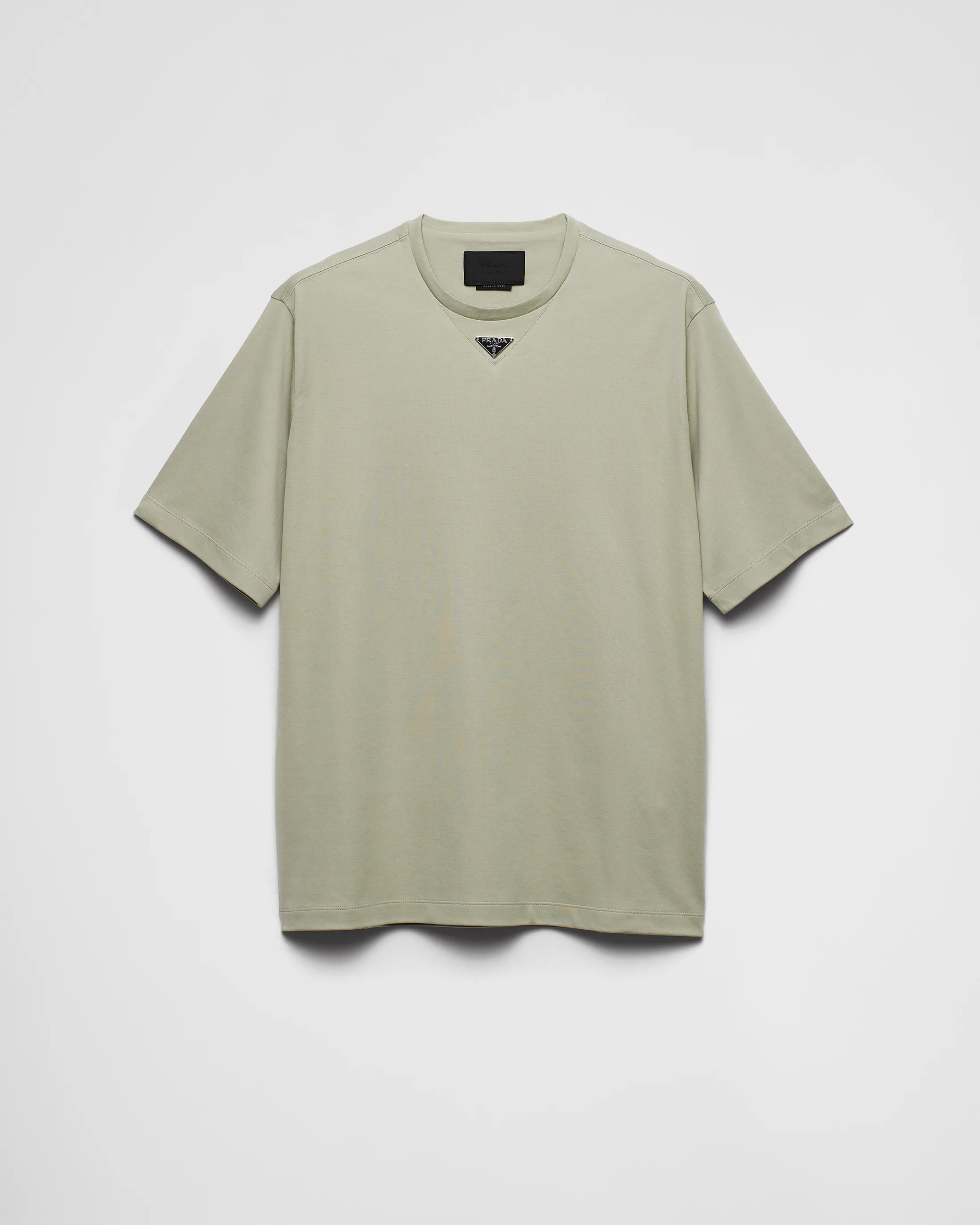 Prada Cotton T-shirt Agave Online