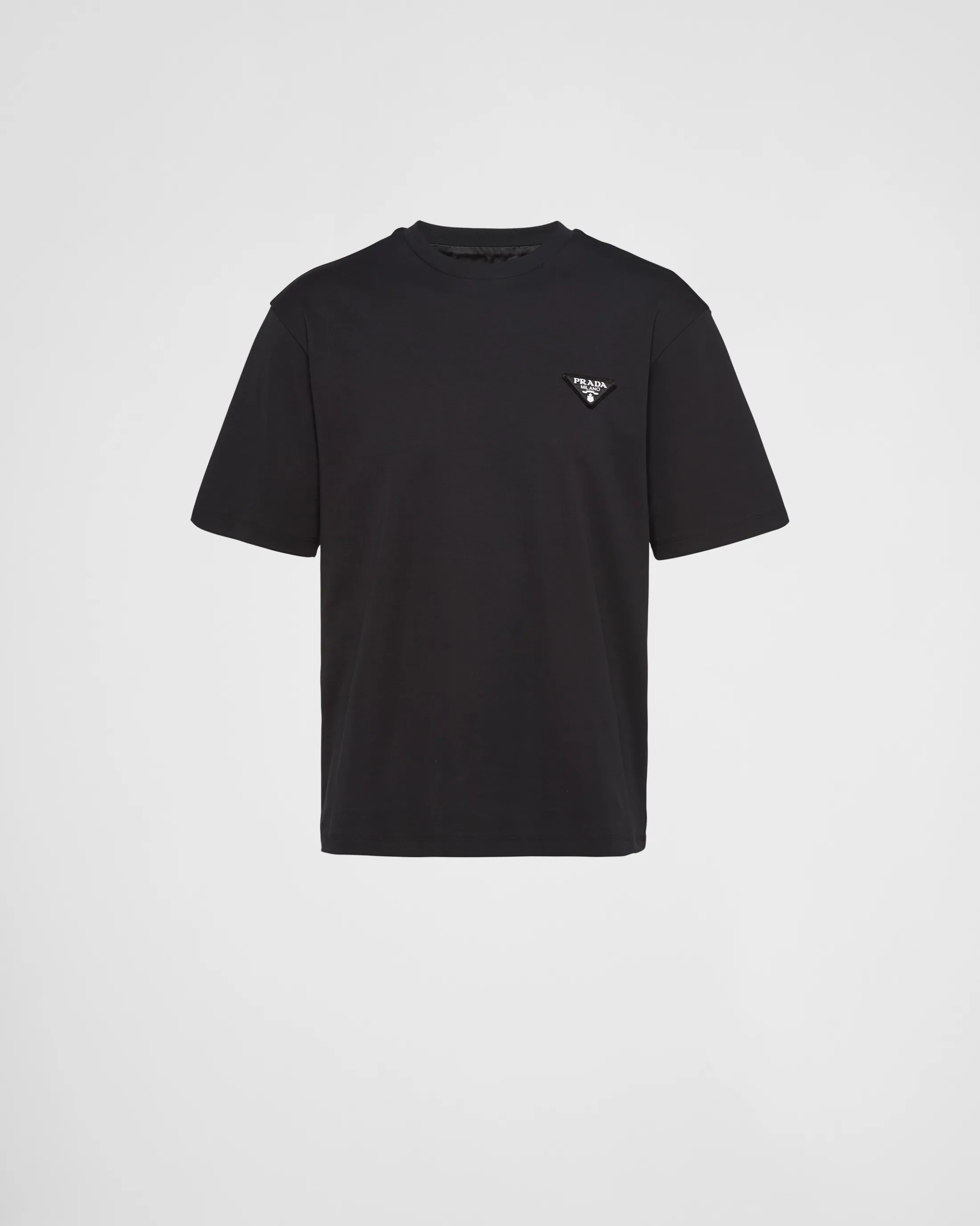 Prada Cotton T-shirt Black Sale