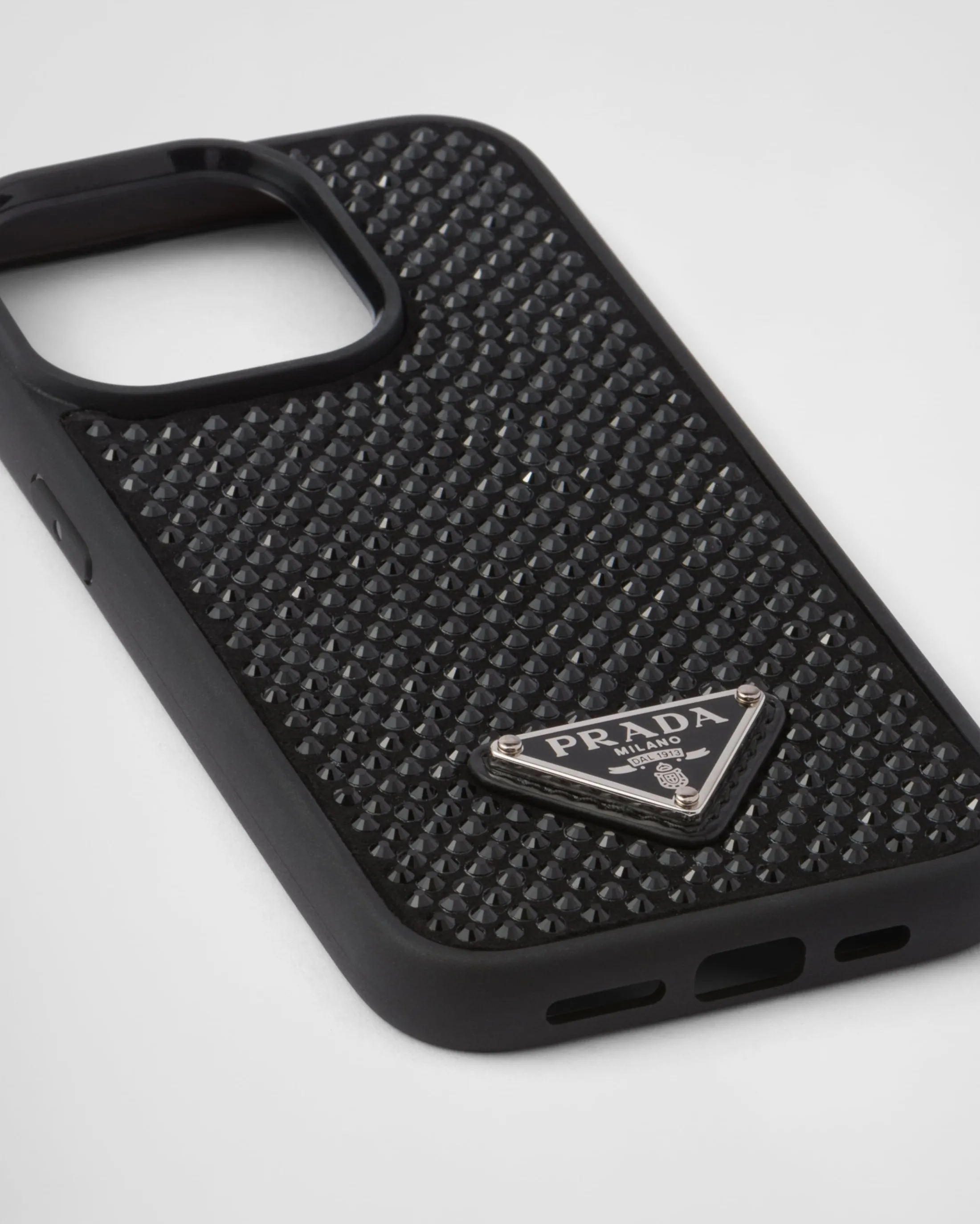 Prada Cover for iPhone 14 Pro Max Black Hot