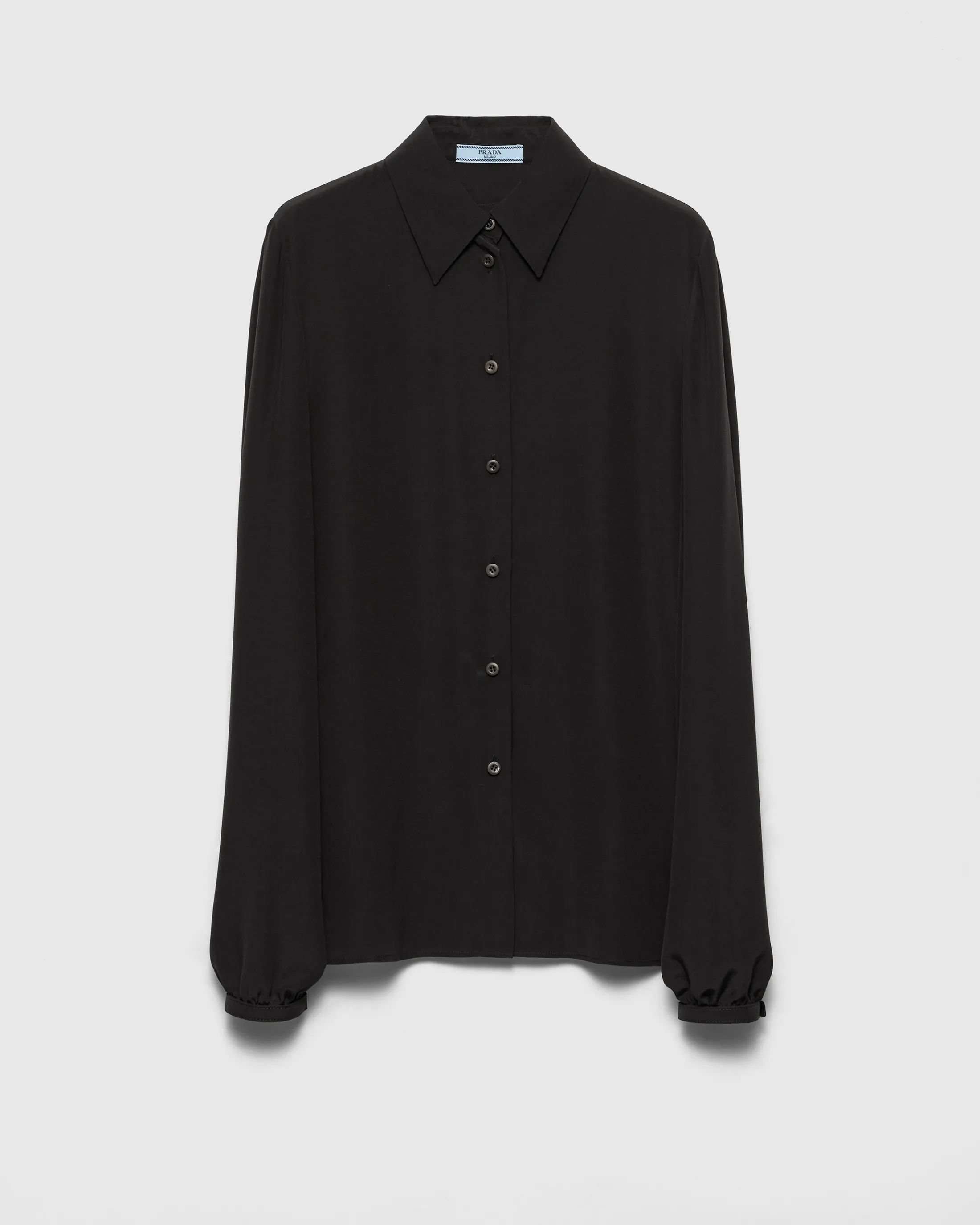 Prada Crepe de chine shirt Black Best