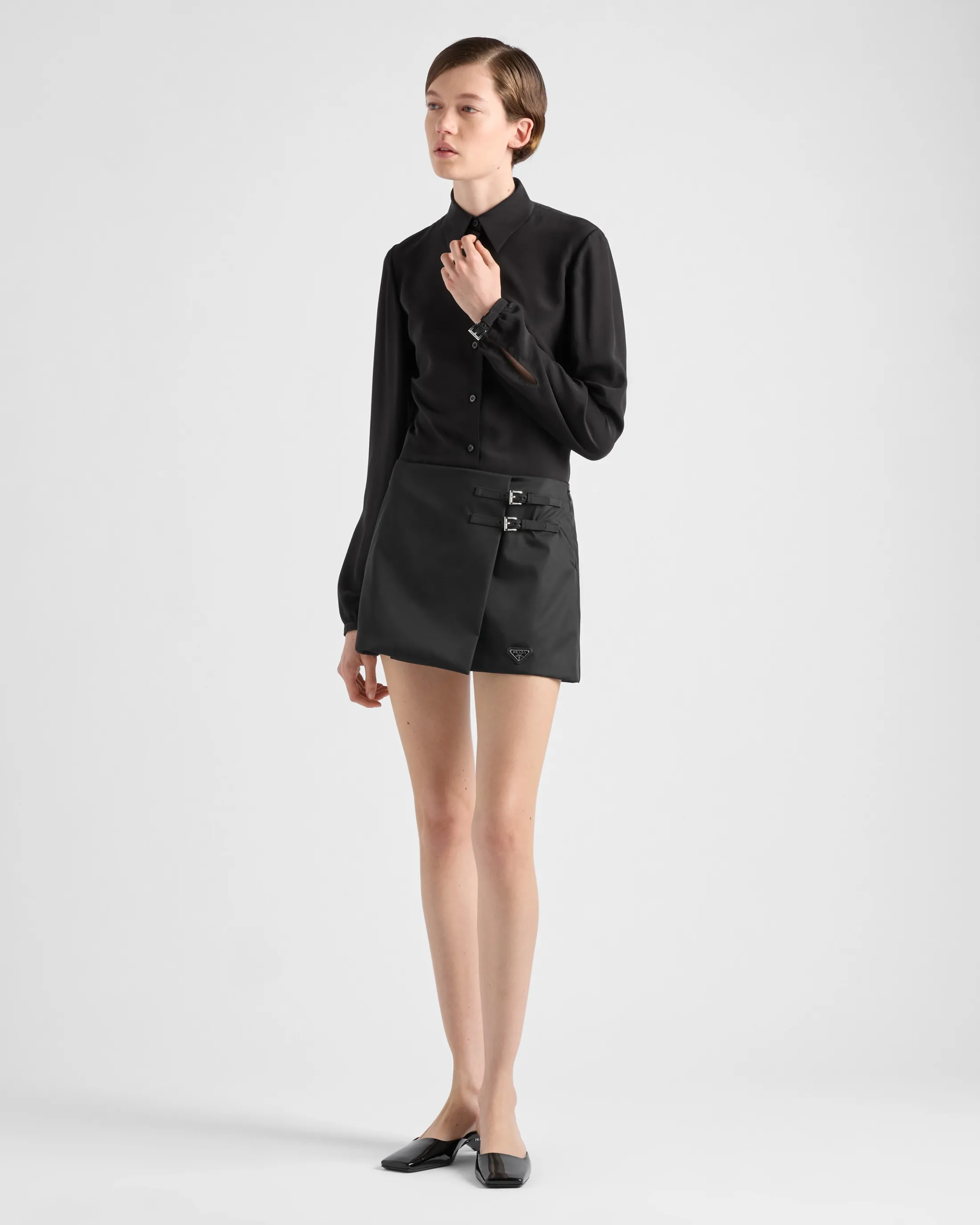 Prada Crepe de chine shirt Black Best