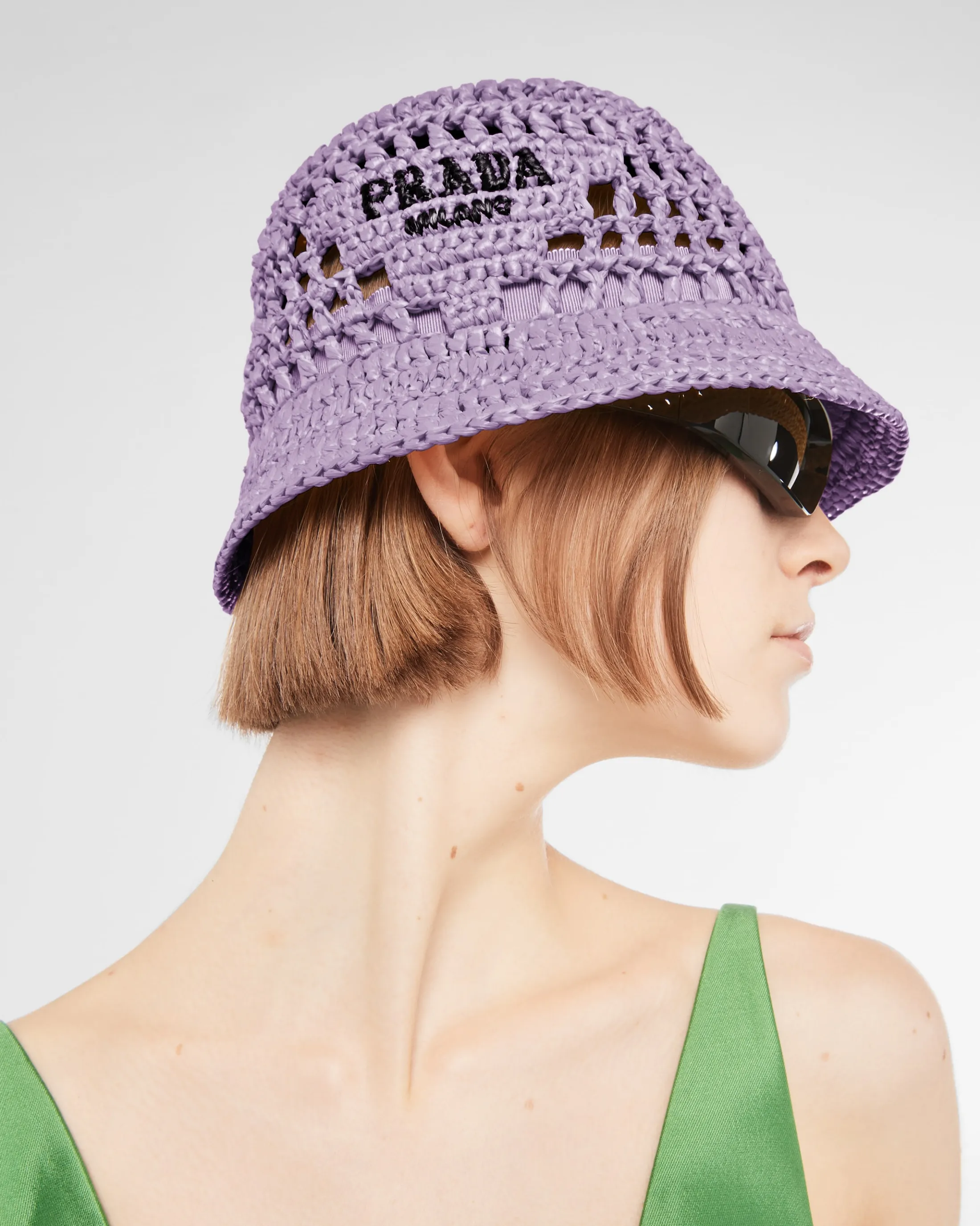 Prada Crochet bucket hat Lily Fashion