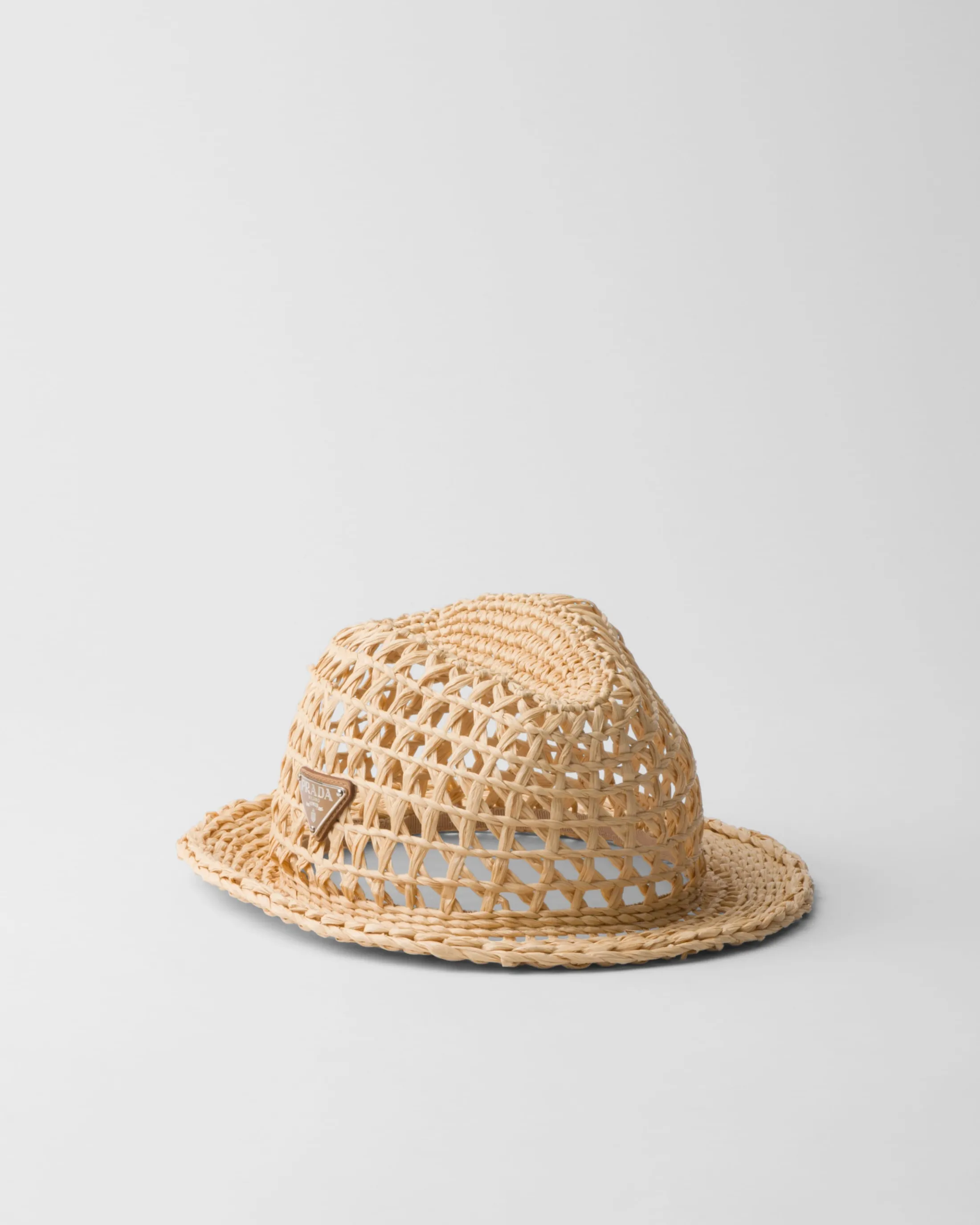 Prada Crochet fedora Natural Cheap