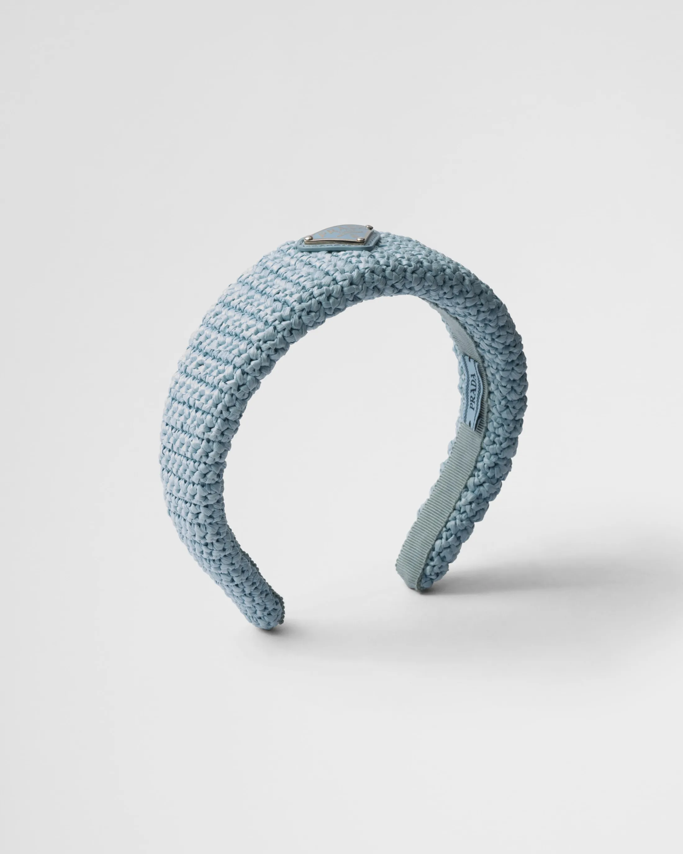 Prada Crochet headband Skyblue Best