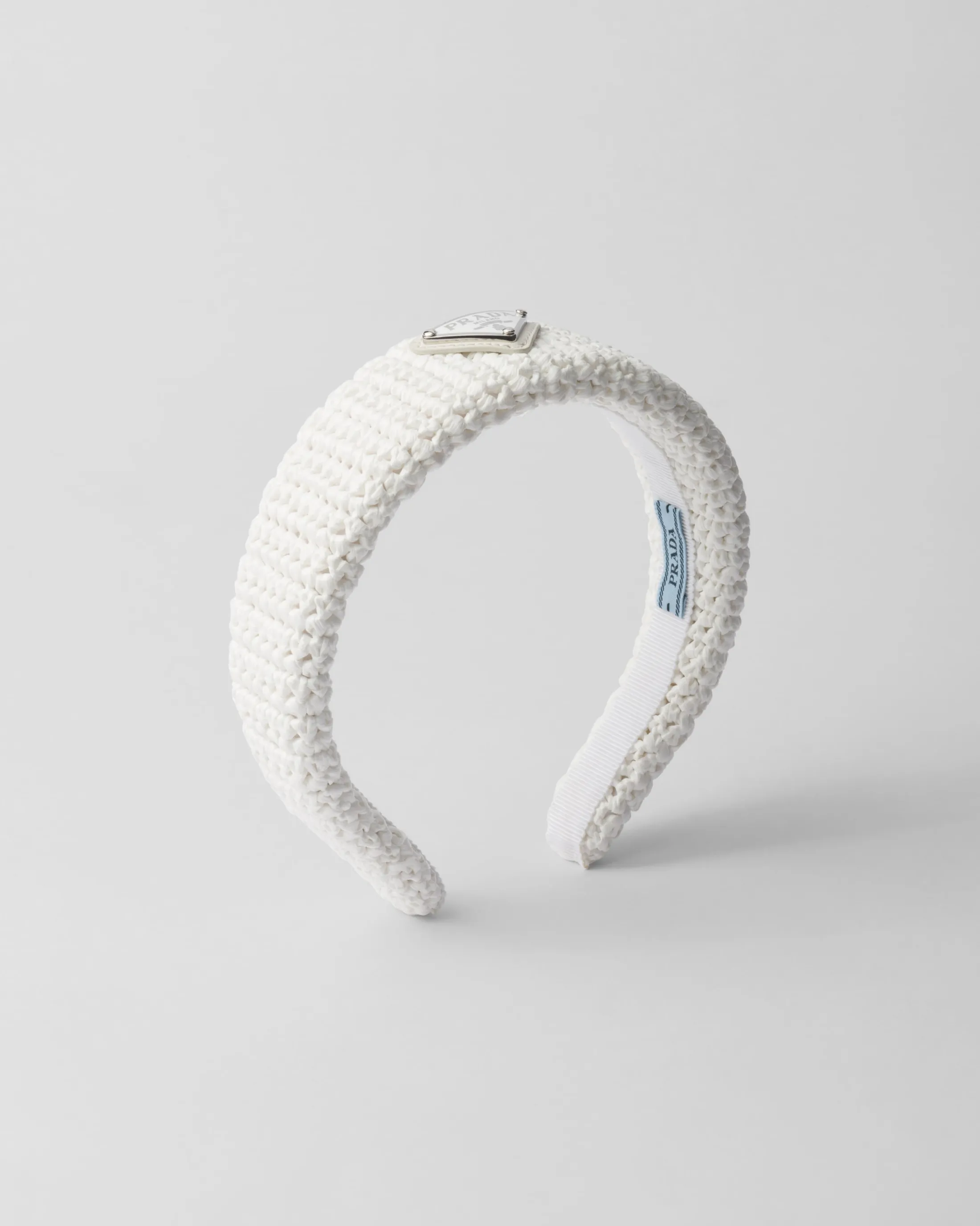 Prada Crochet headband White Best Sale