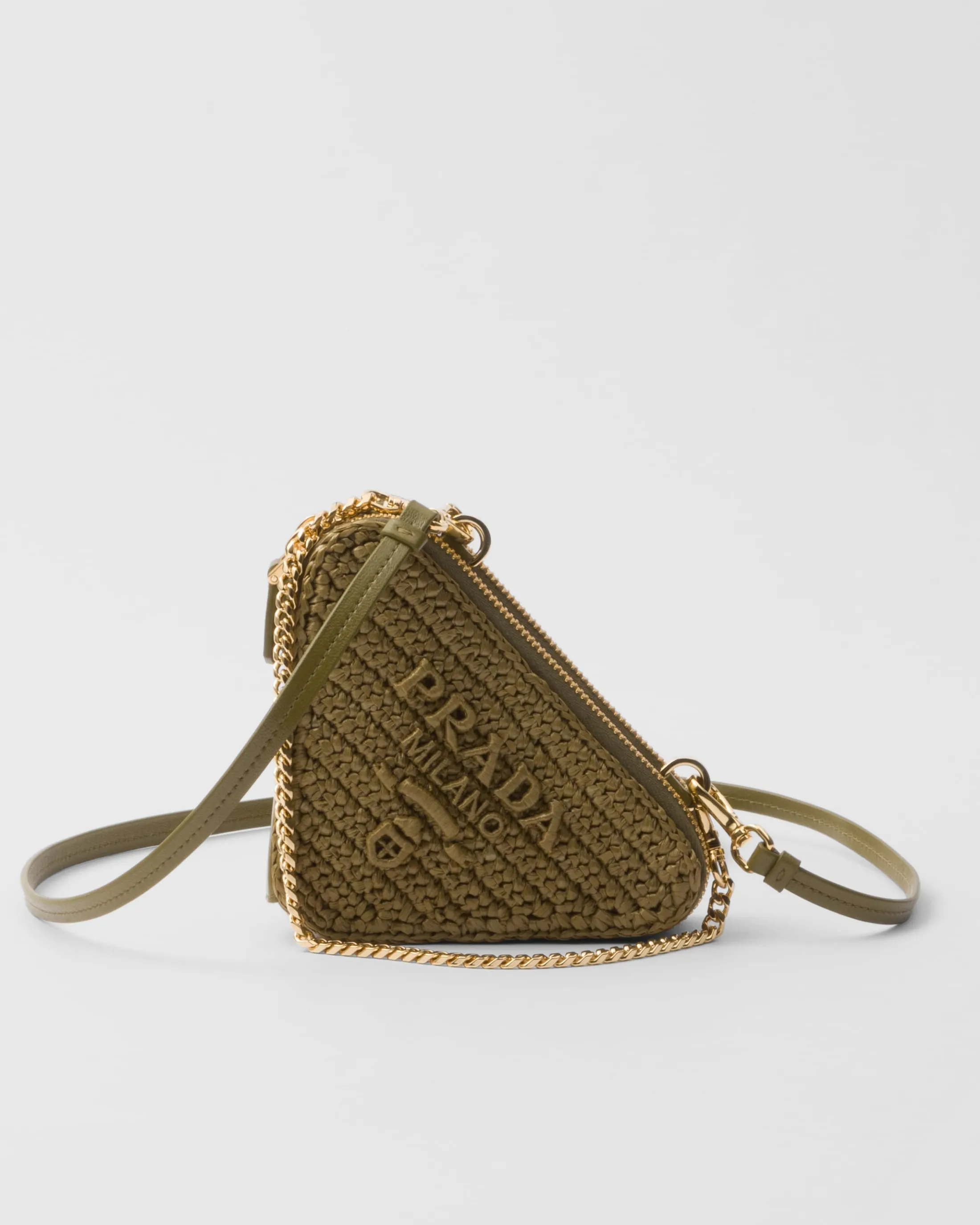 Prada Crochet mini-pouch Olivegreen Hot