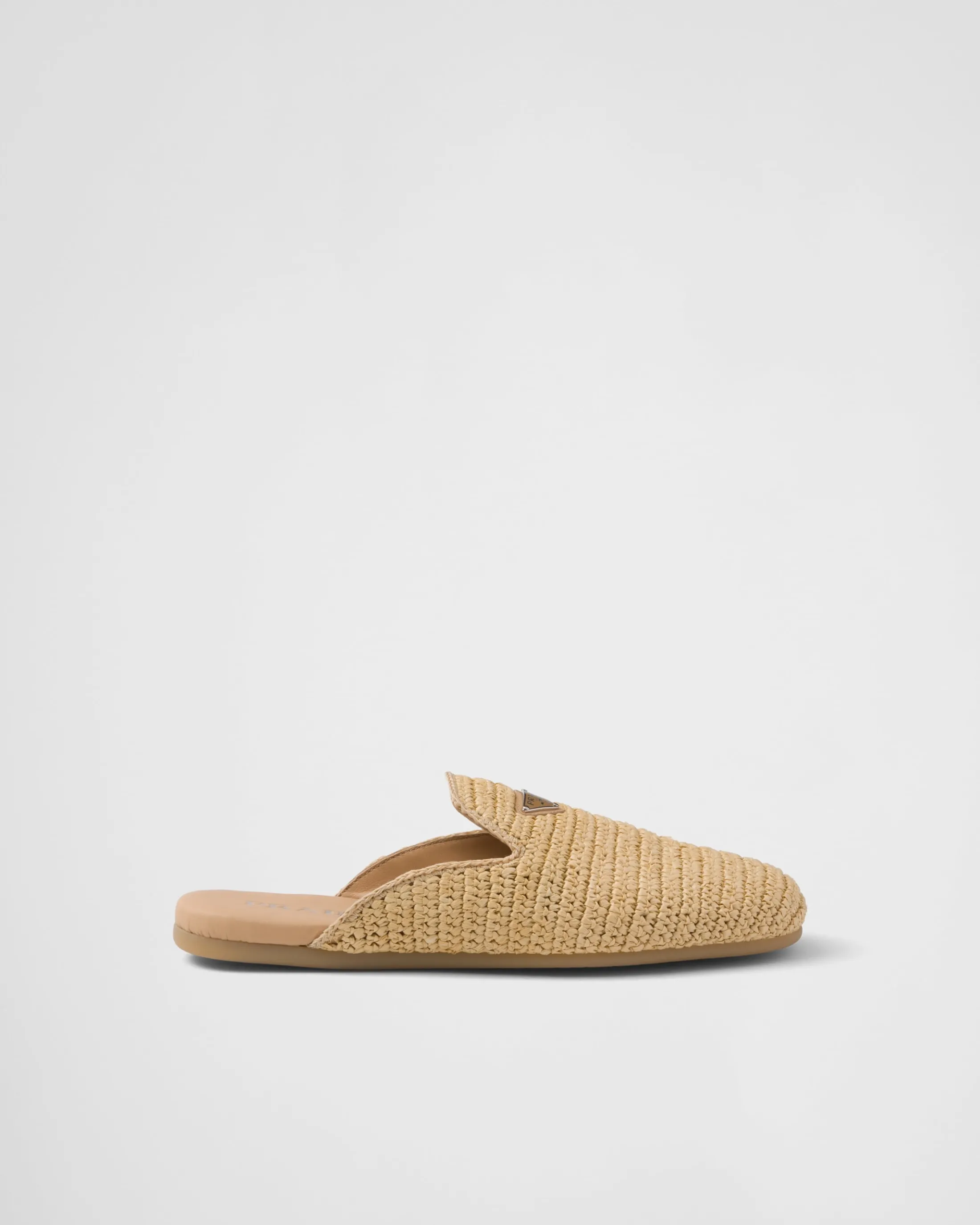 Prada Crochet mules Natural Shop