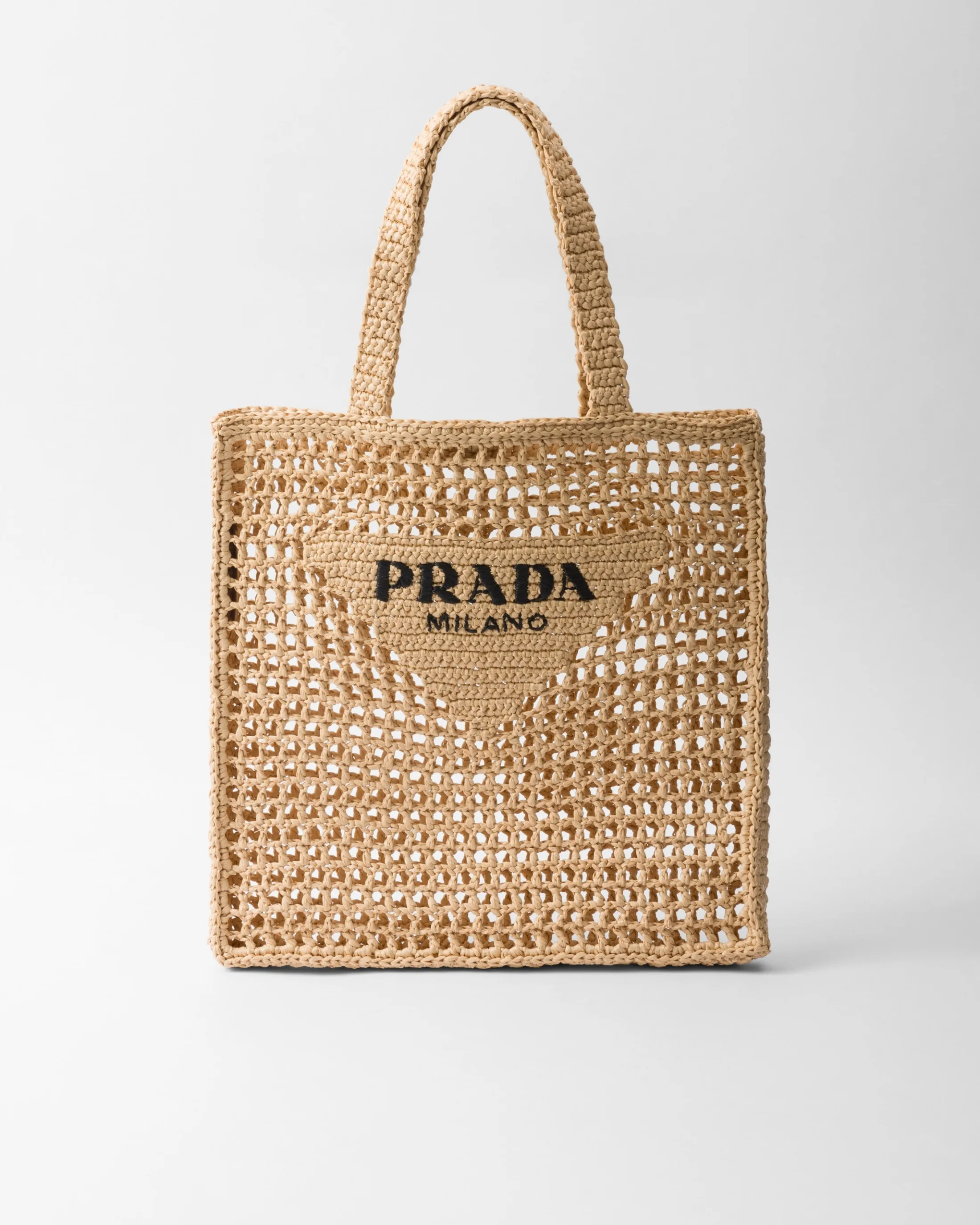 Prada Crochet tote bag Natural Online