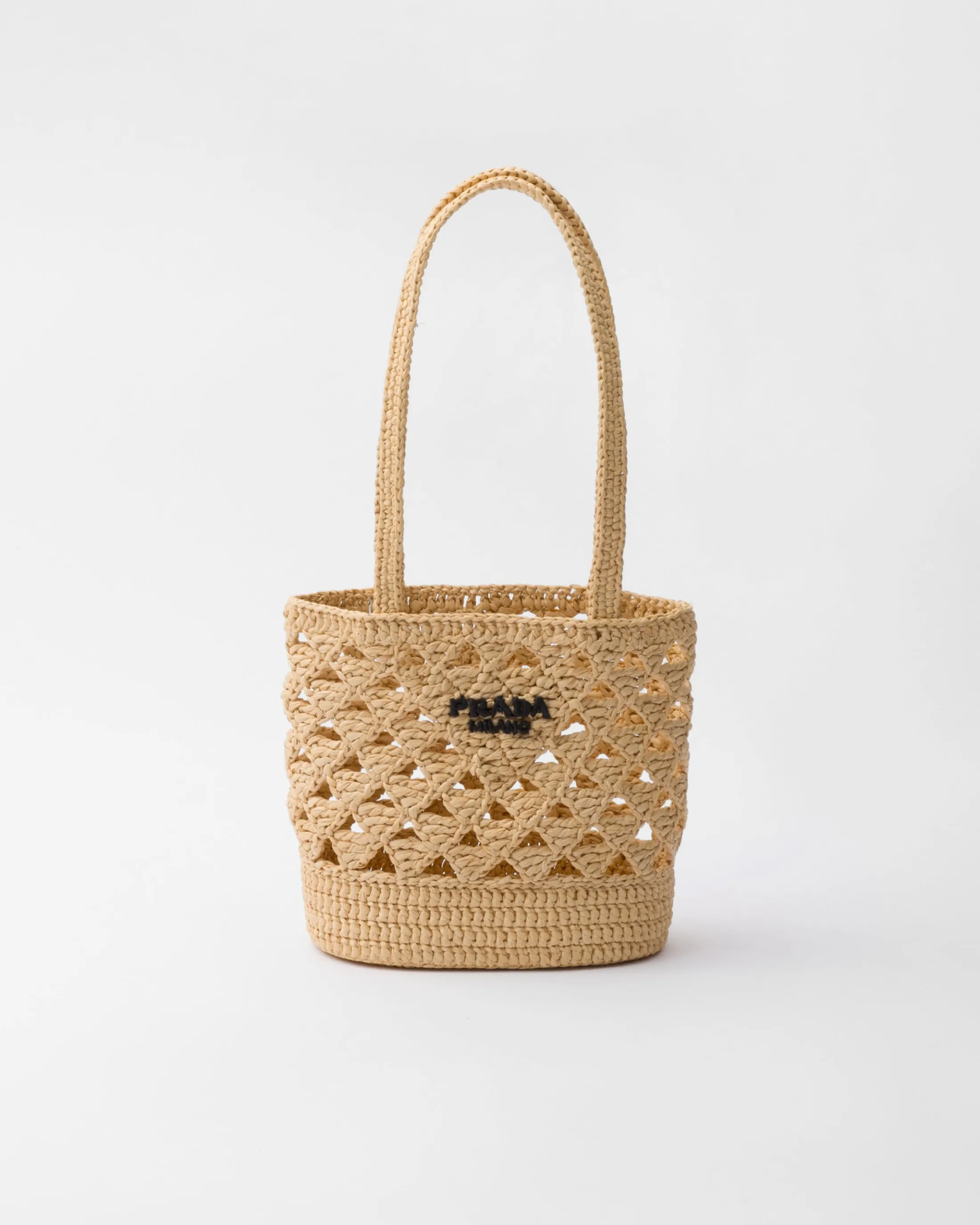 Prada Crochet tote bag Natural Fashion