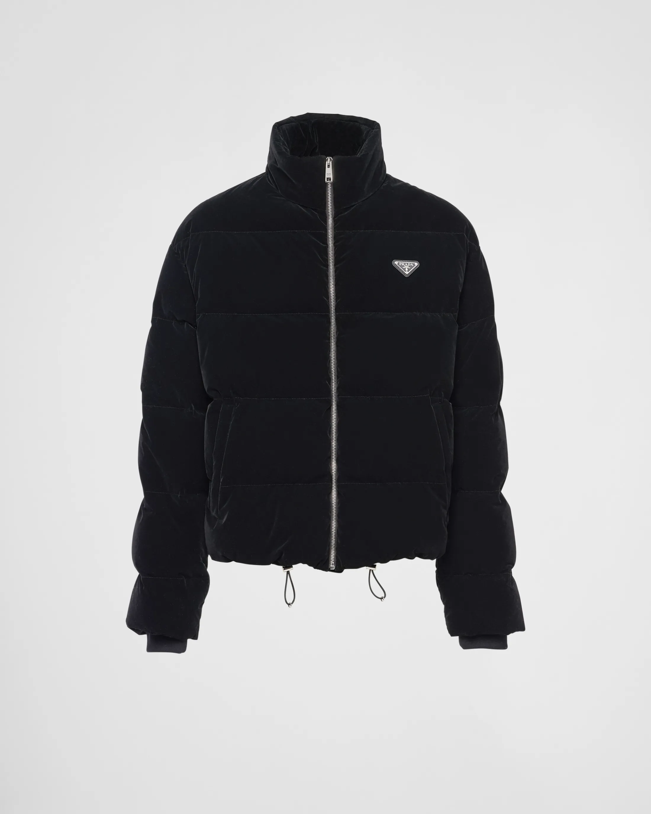 Prada Cropped down jacket Black Store