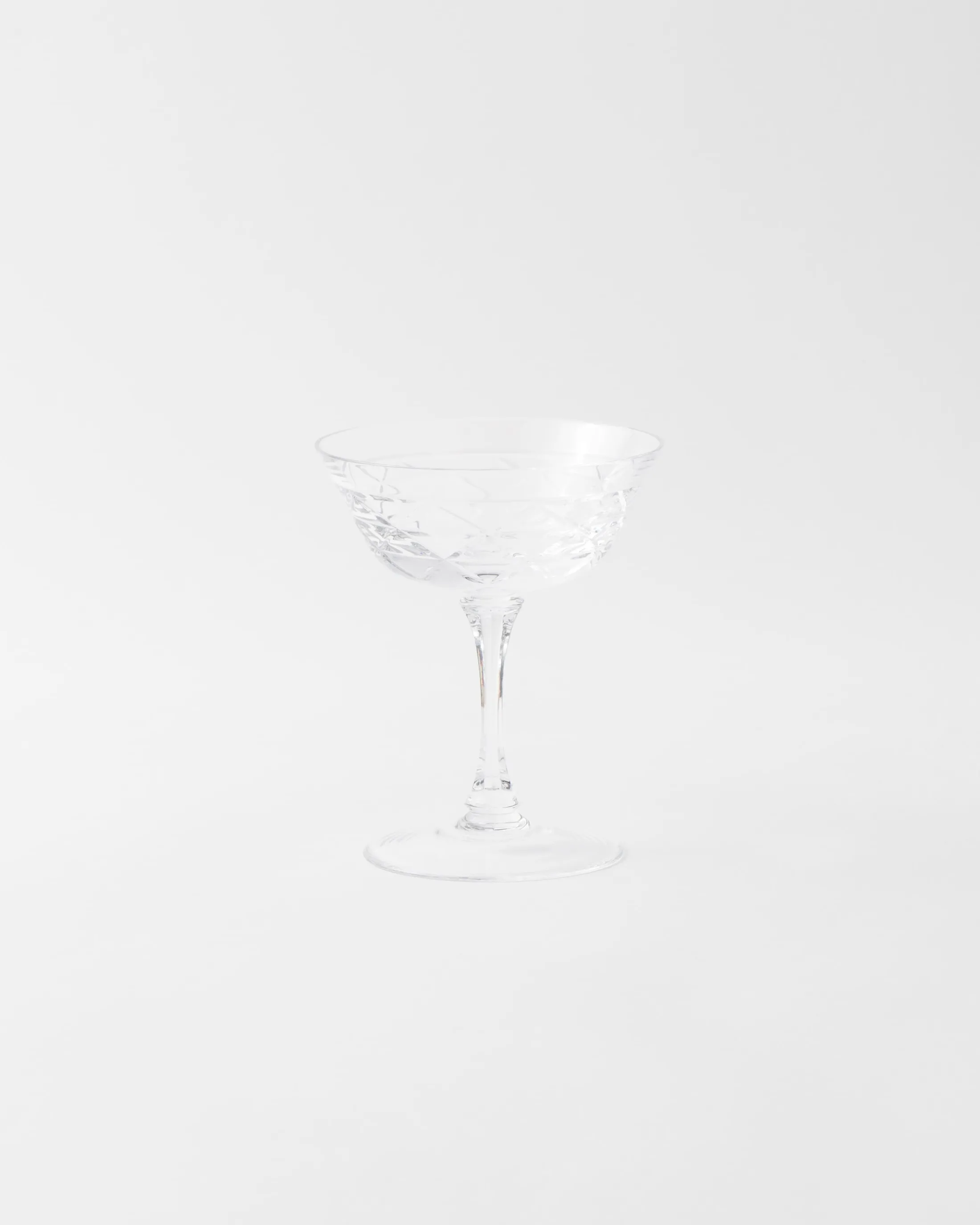 Prada champagne coupe glass - Triangles Crystal Flash Sale