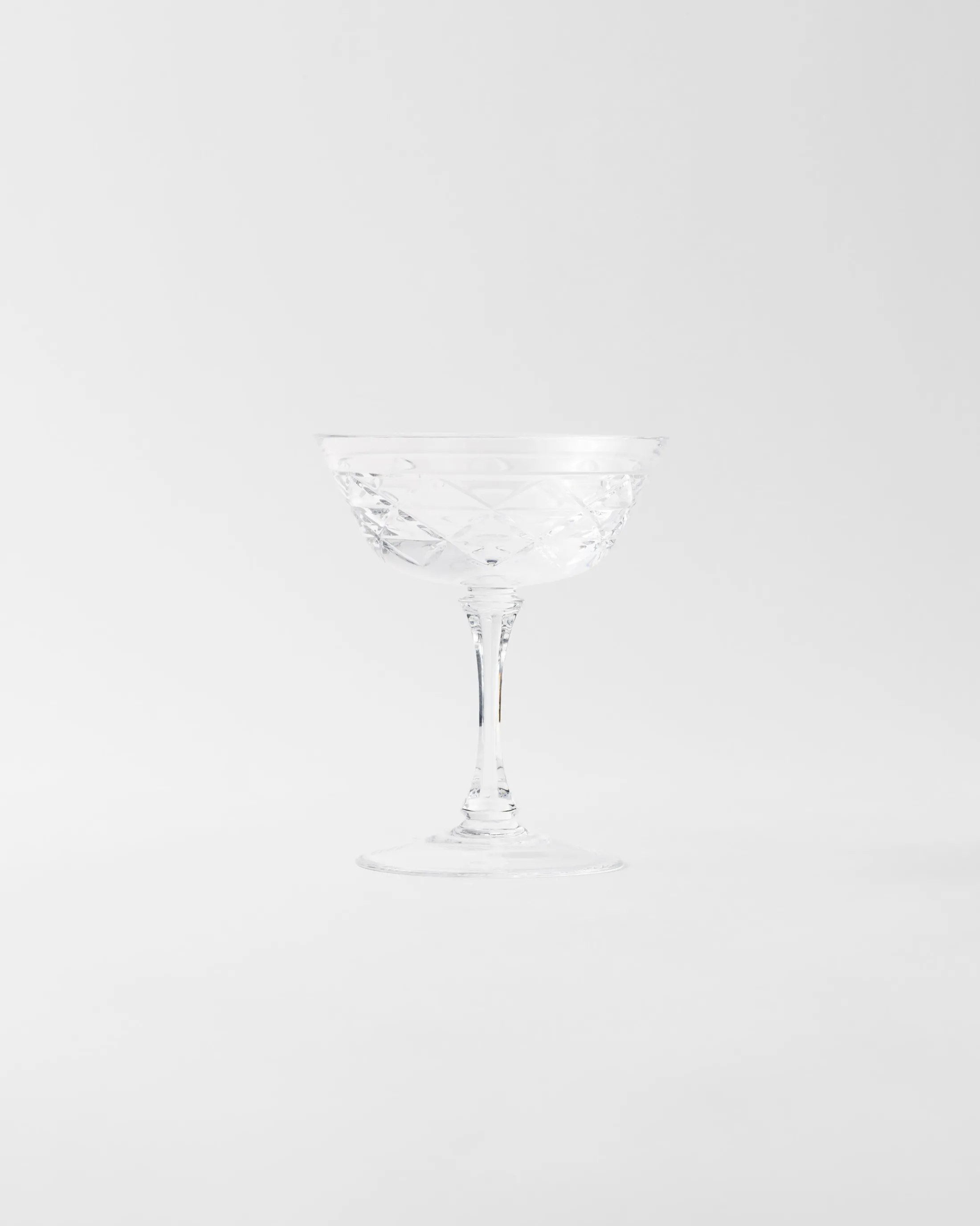 Prada champagne coupe glass - Triangles Crystal Flash Sale