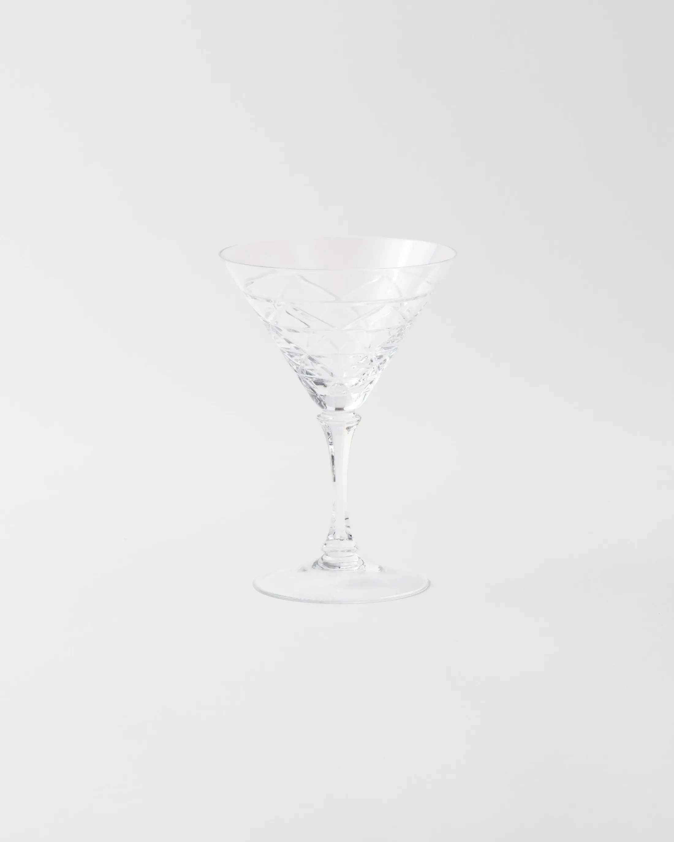 Prada martini glass - Triangles Crystal New