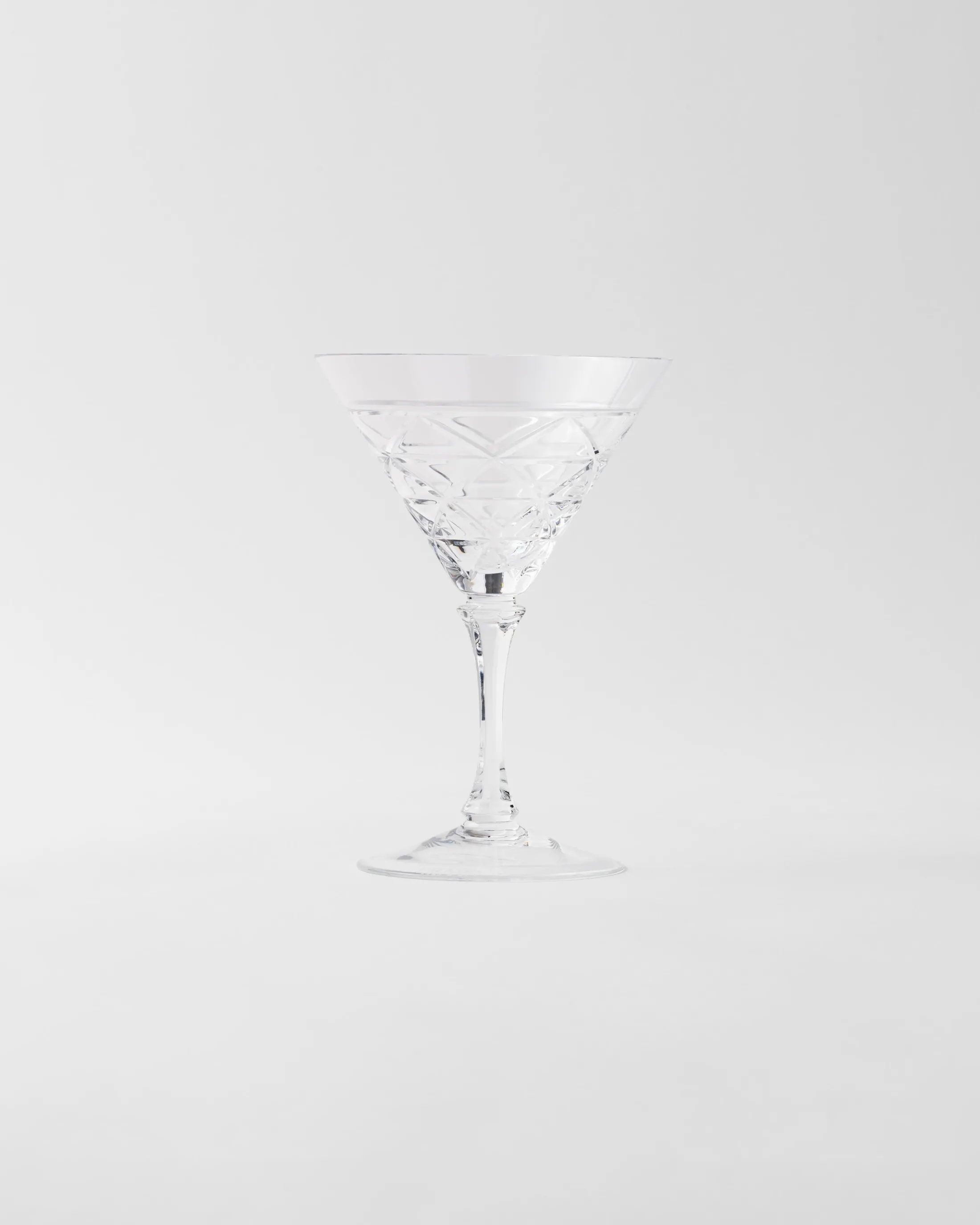 Prada martini glass - Triangles Crystal New