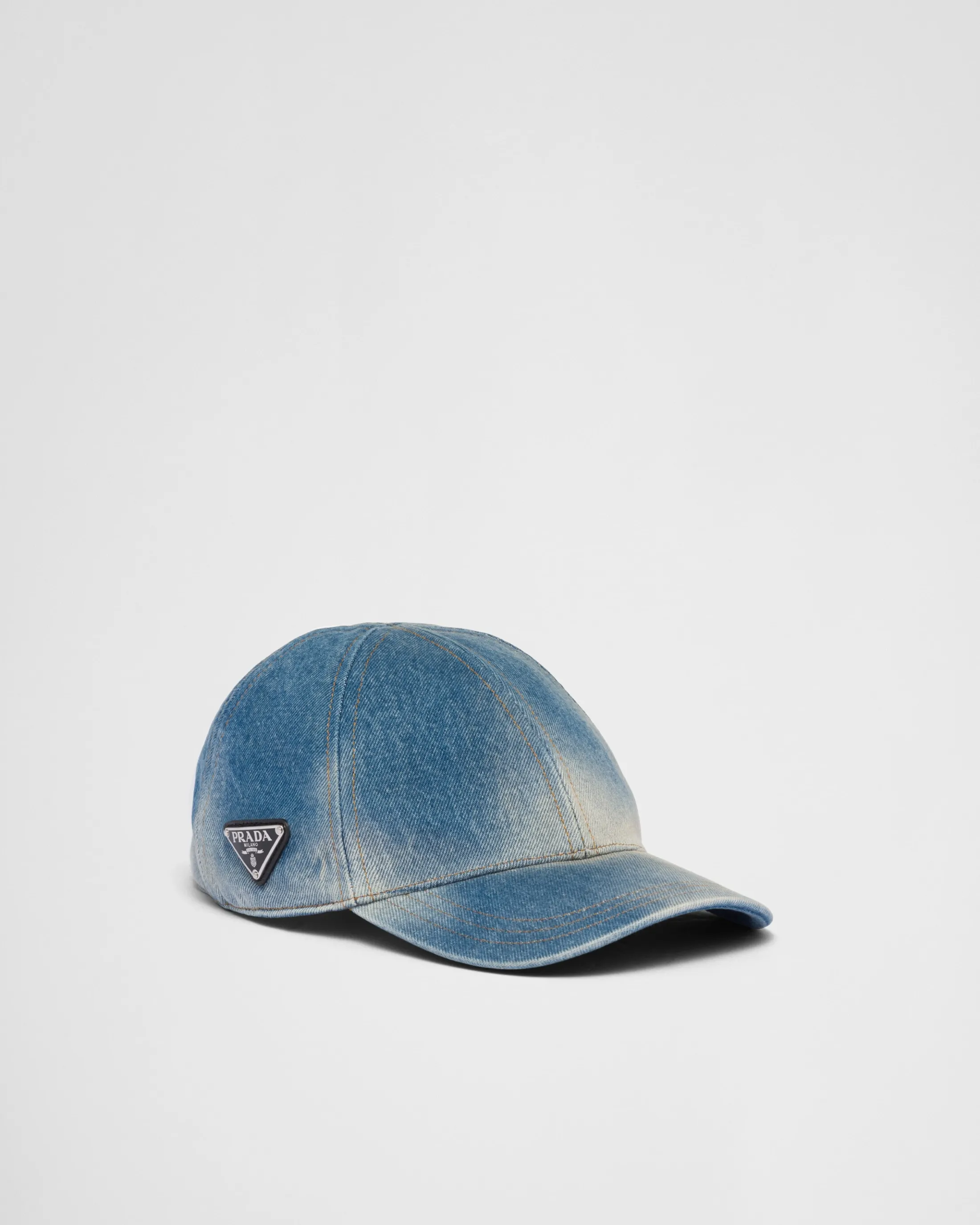 Prada Denim baseball cap Lightblue Flash Sale