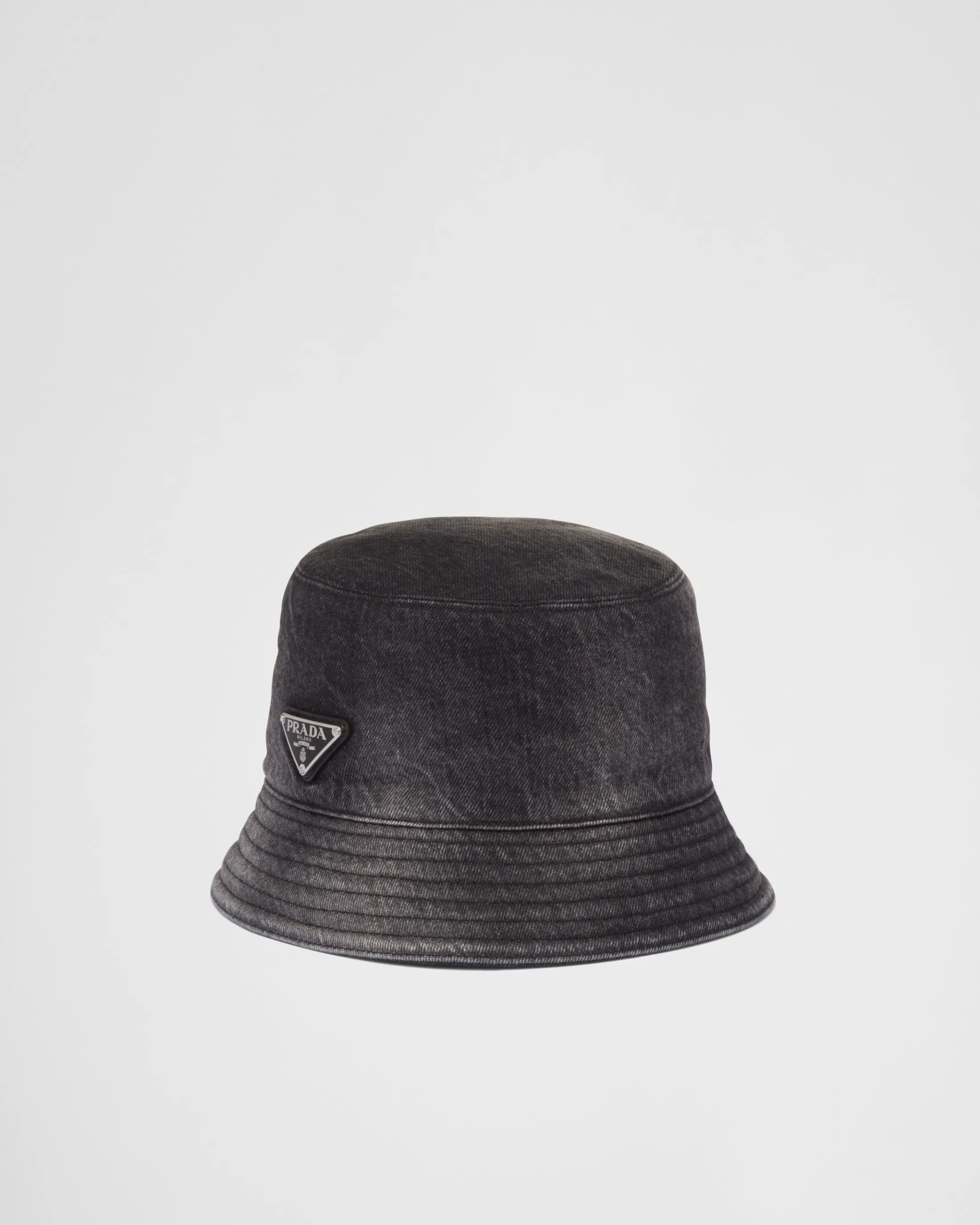 Prada Denim bucket hat Black Cheap