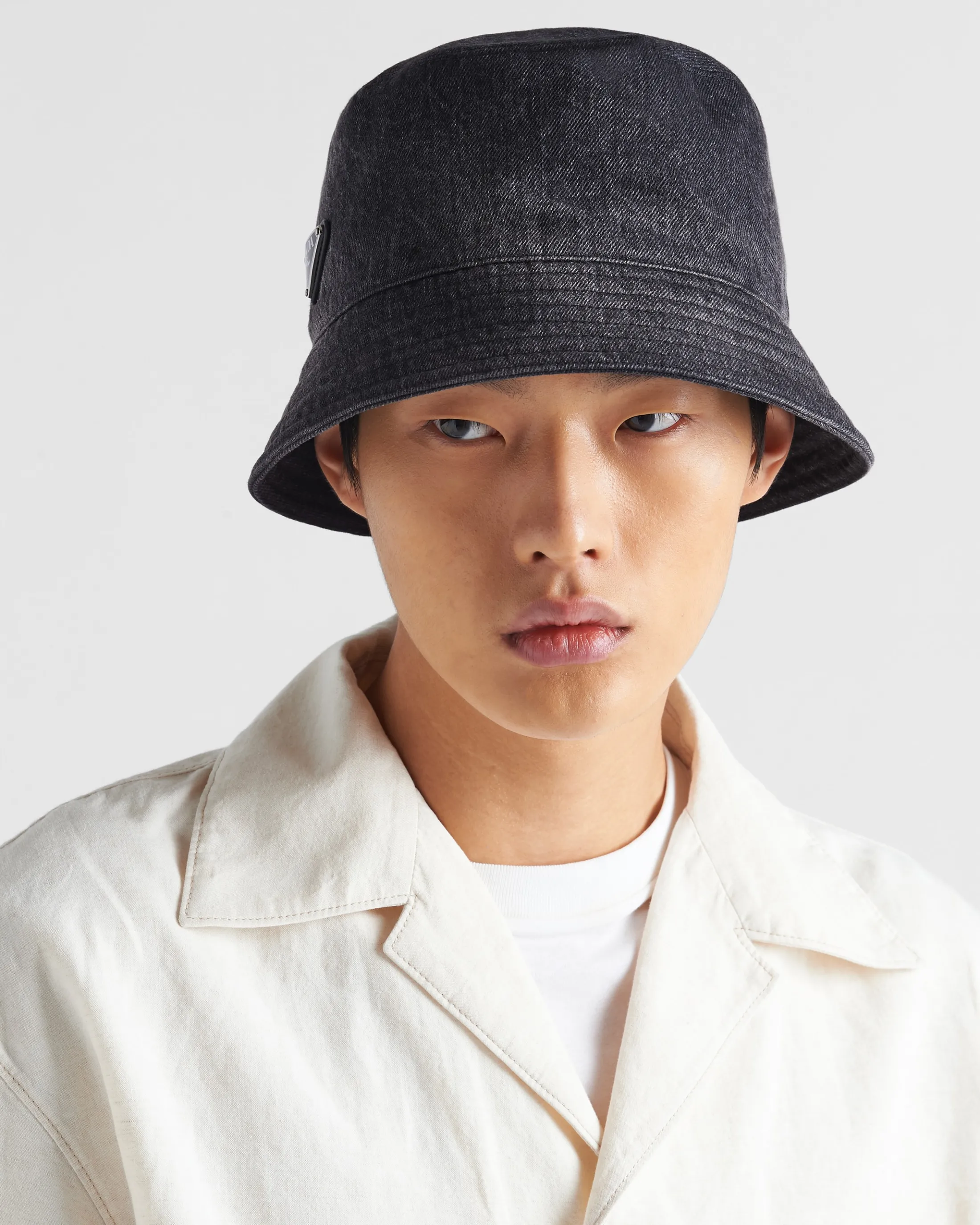 Prada Denim bucket hat Black Sale