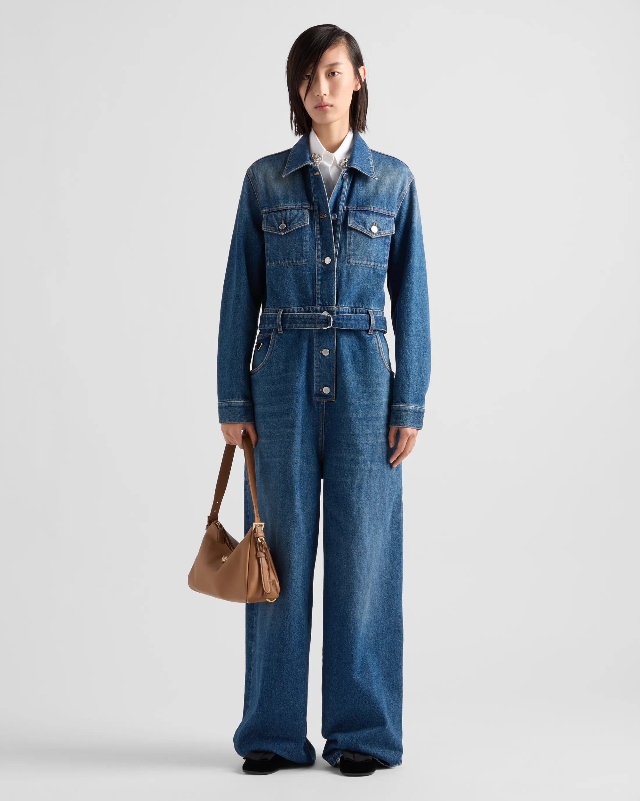 Prada Denim jumpsuit Navy Sale