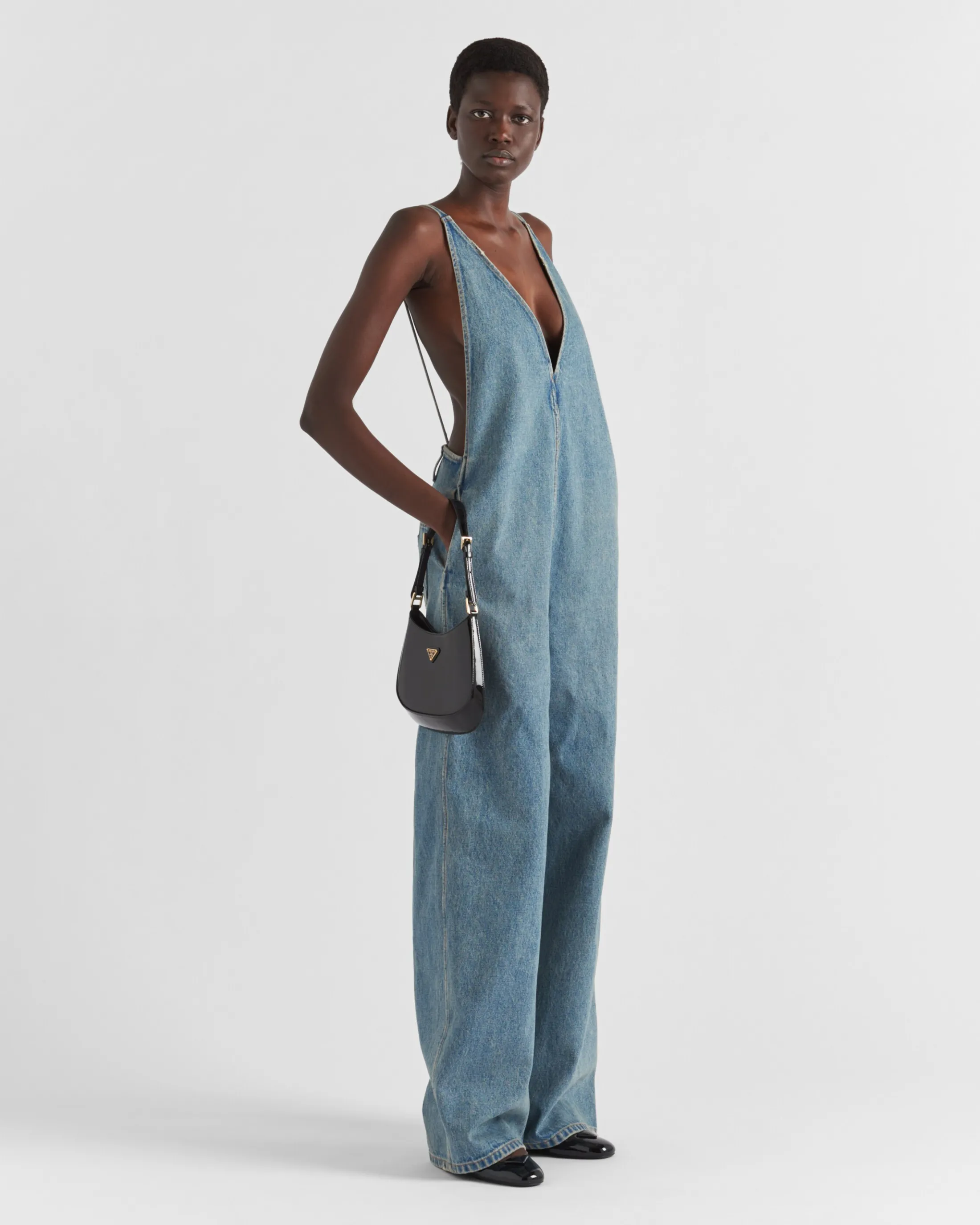 Prada Denim jumpsuit Midblue Online