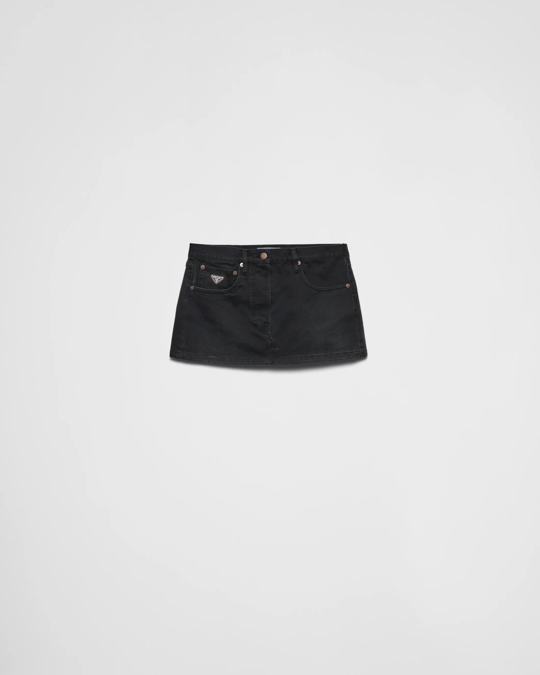 Prada Denim miniskirt Black Fashion