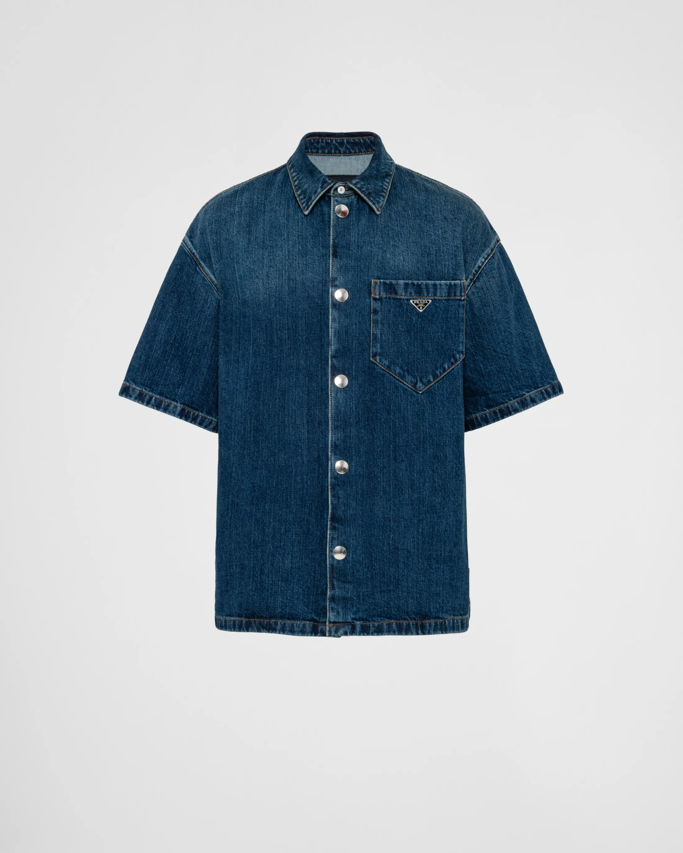 Prada Denim shirt Navy Online