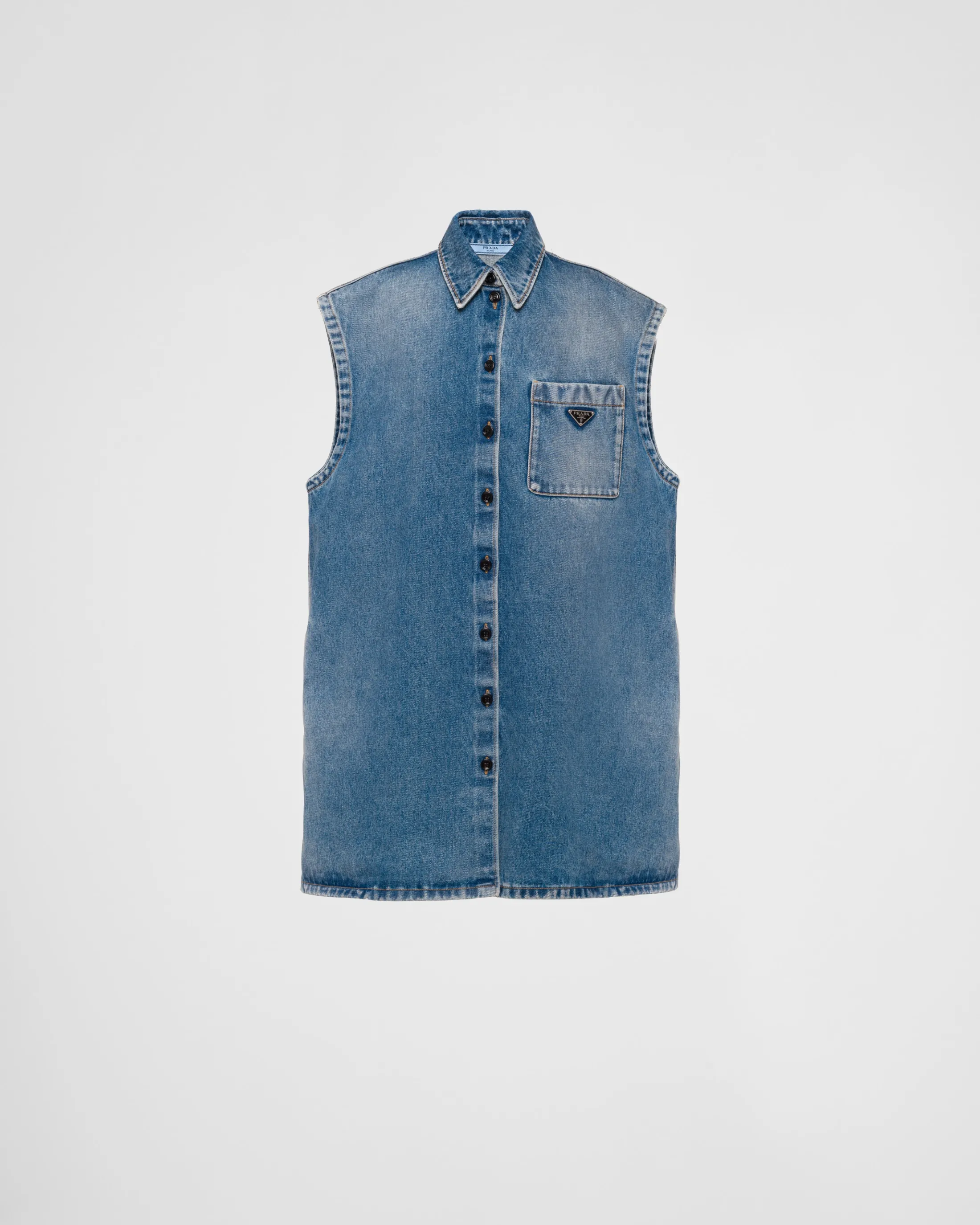 Prada Denim shirt Skyblue Fashion