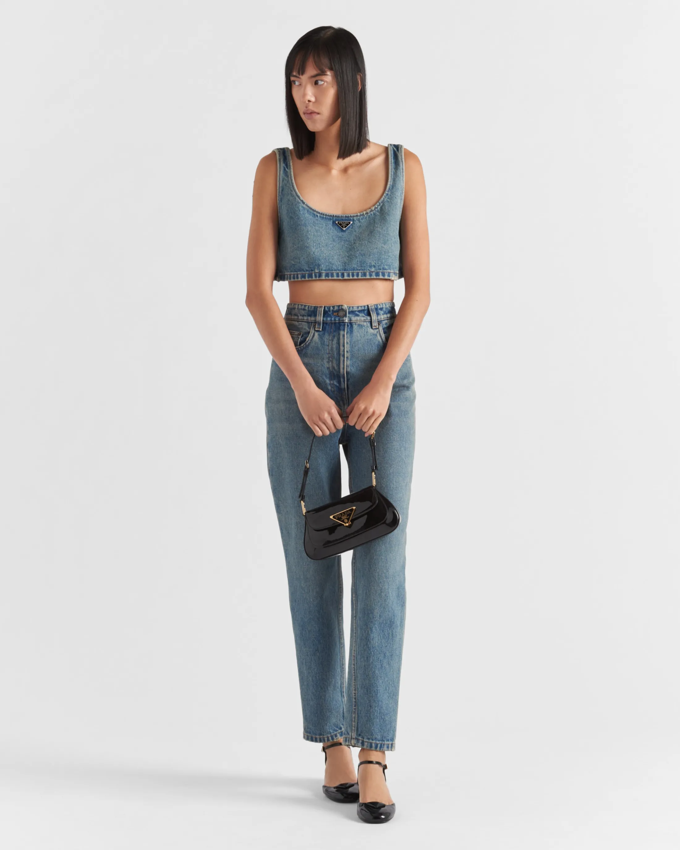 Prada Denim top Midblue Hot