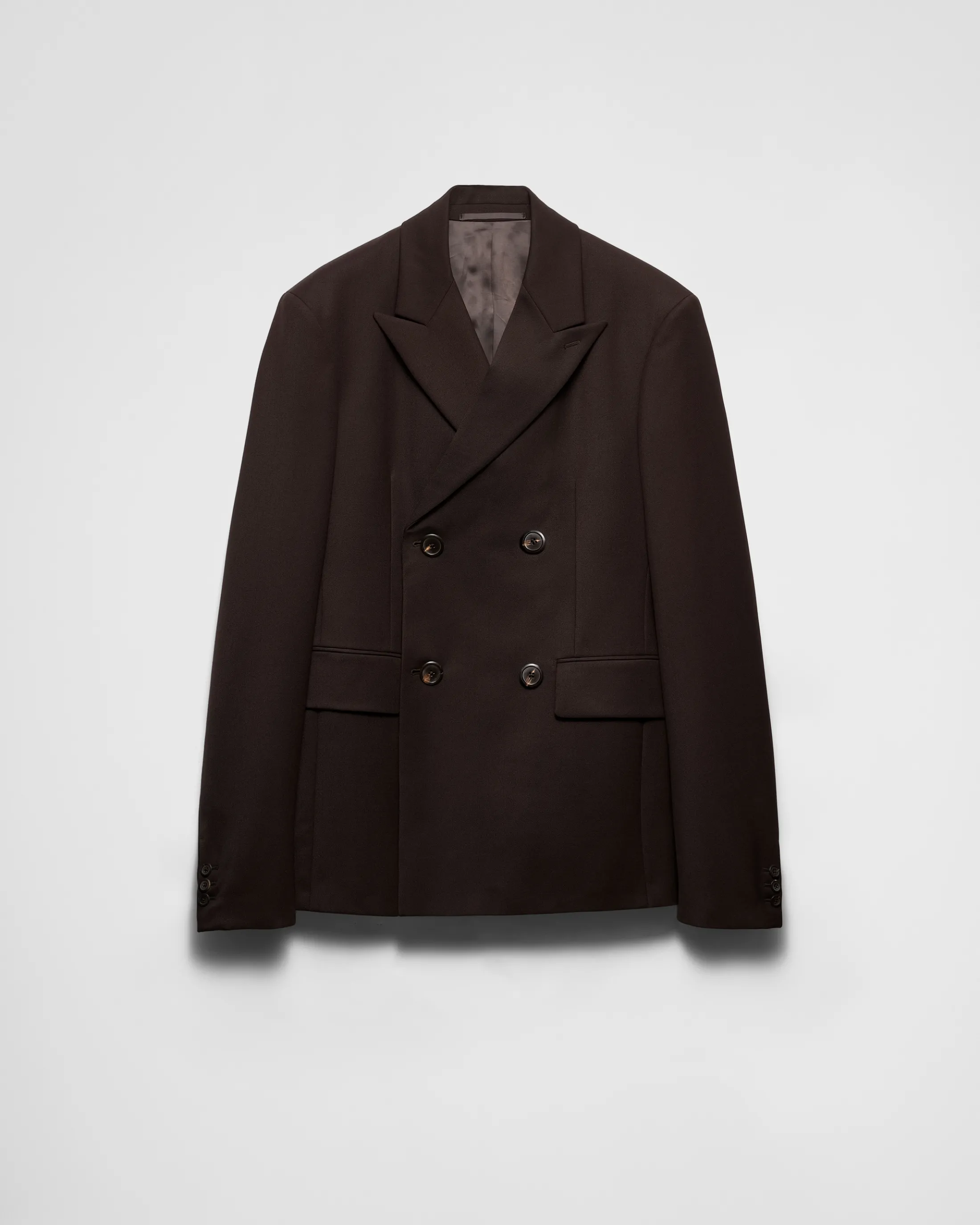 Prada Double-breasted wool jacket Ebony Store