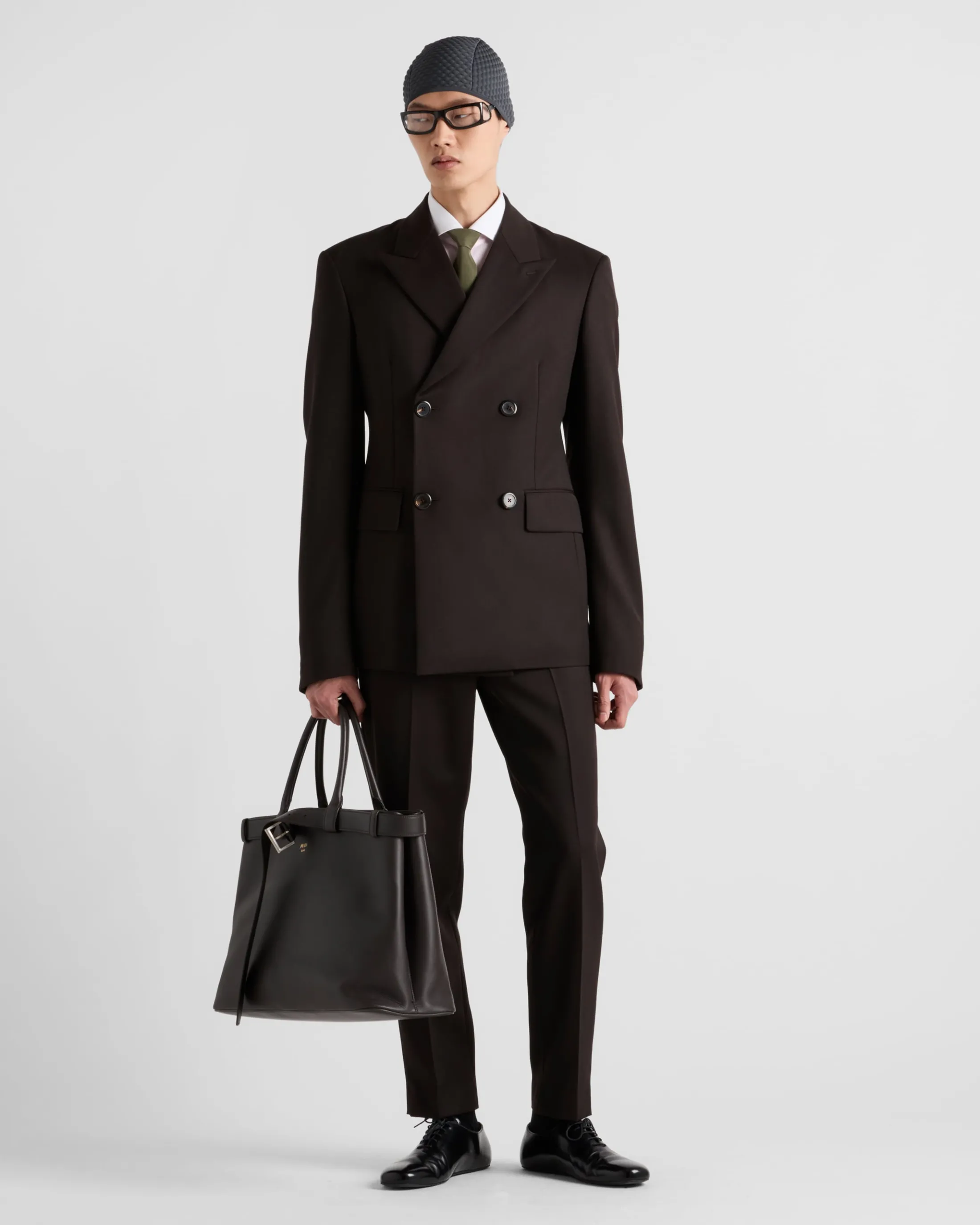 Prada Double-breasted wool jacket Ebony Store