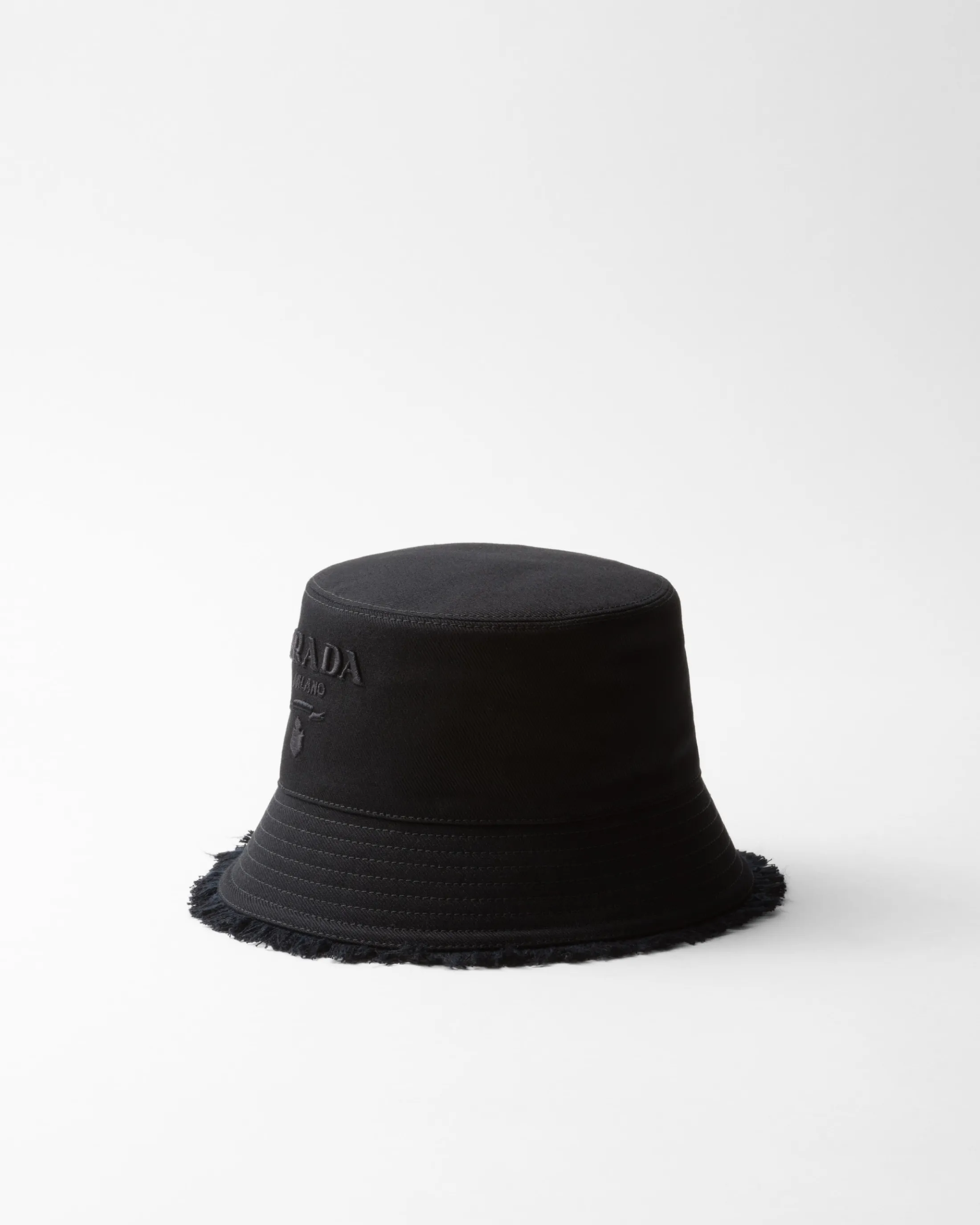 Prada Drill bucket hat Black Best Sale