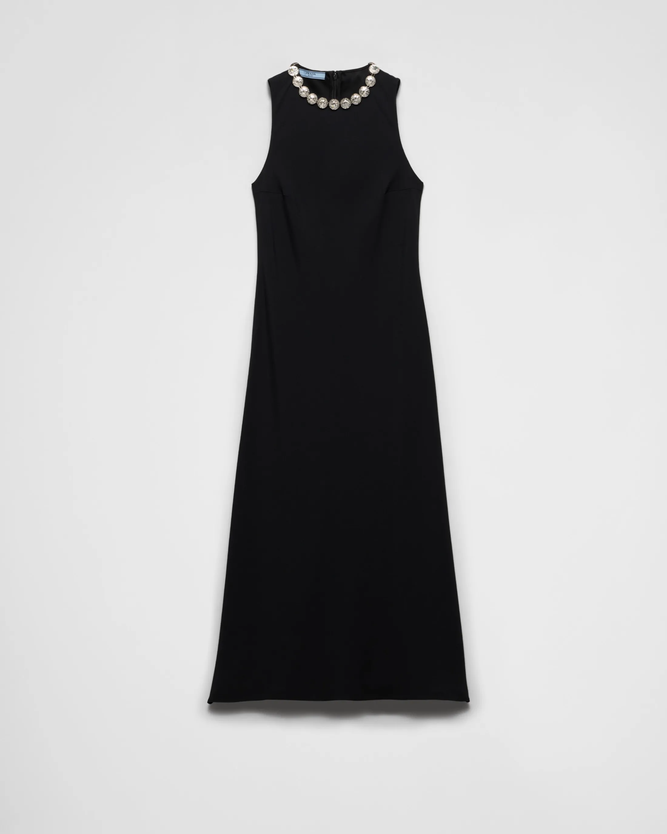 Prada Embroidered sablé dress Black Best