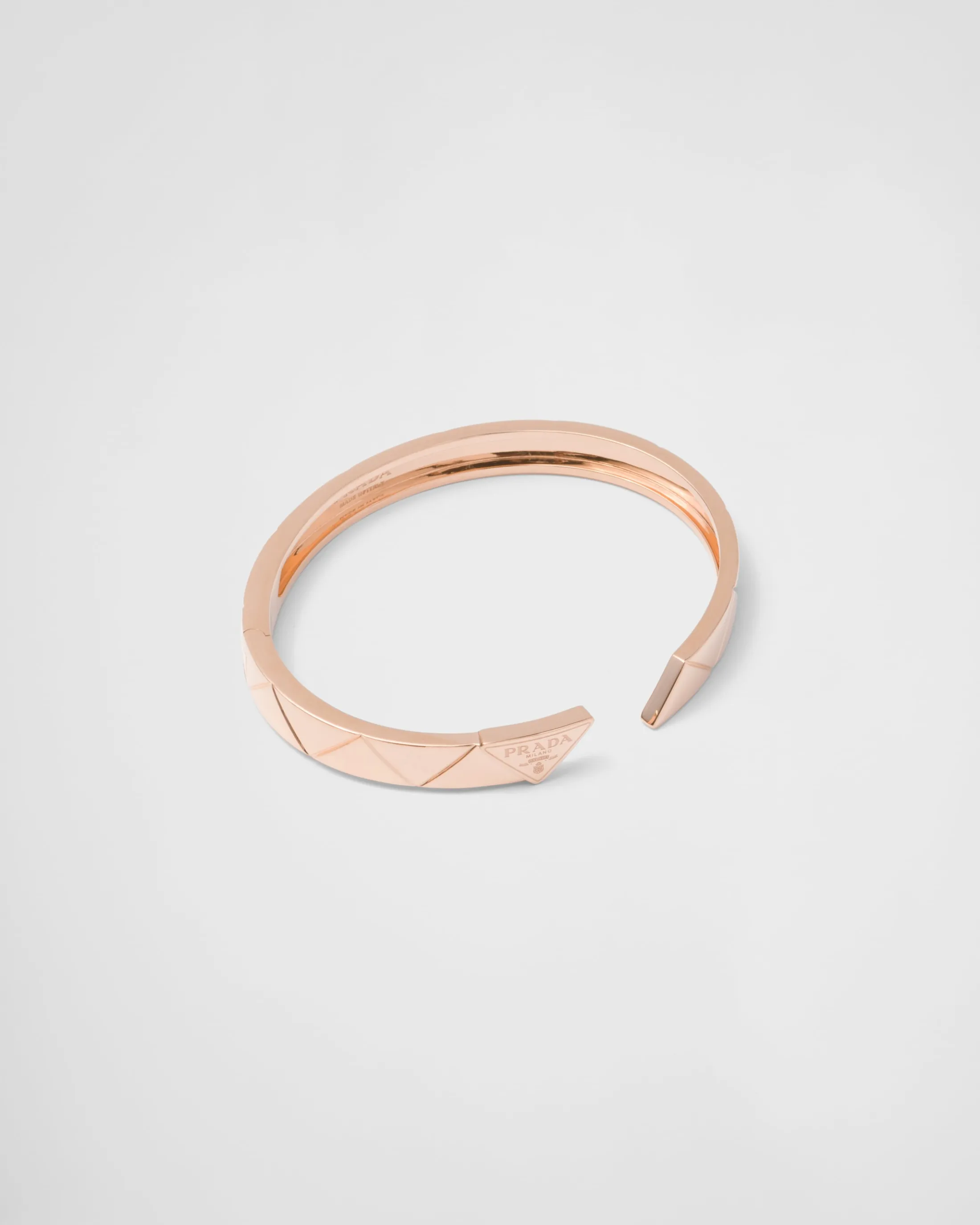 Prada Eternal Gold bangle bracelet in pink gold Rosegold Discount