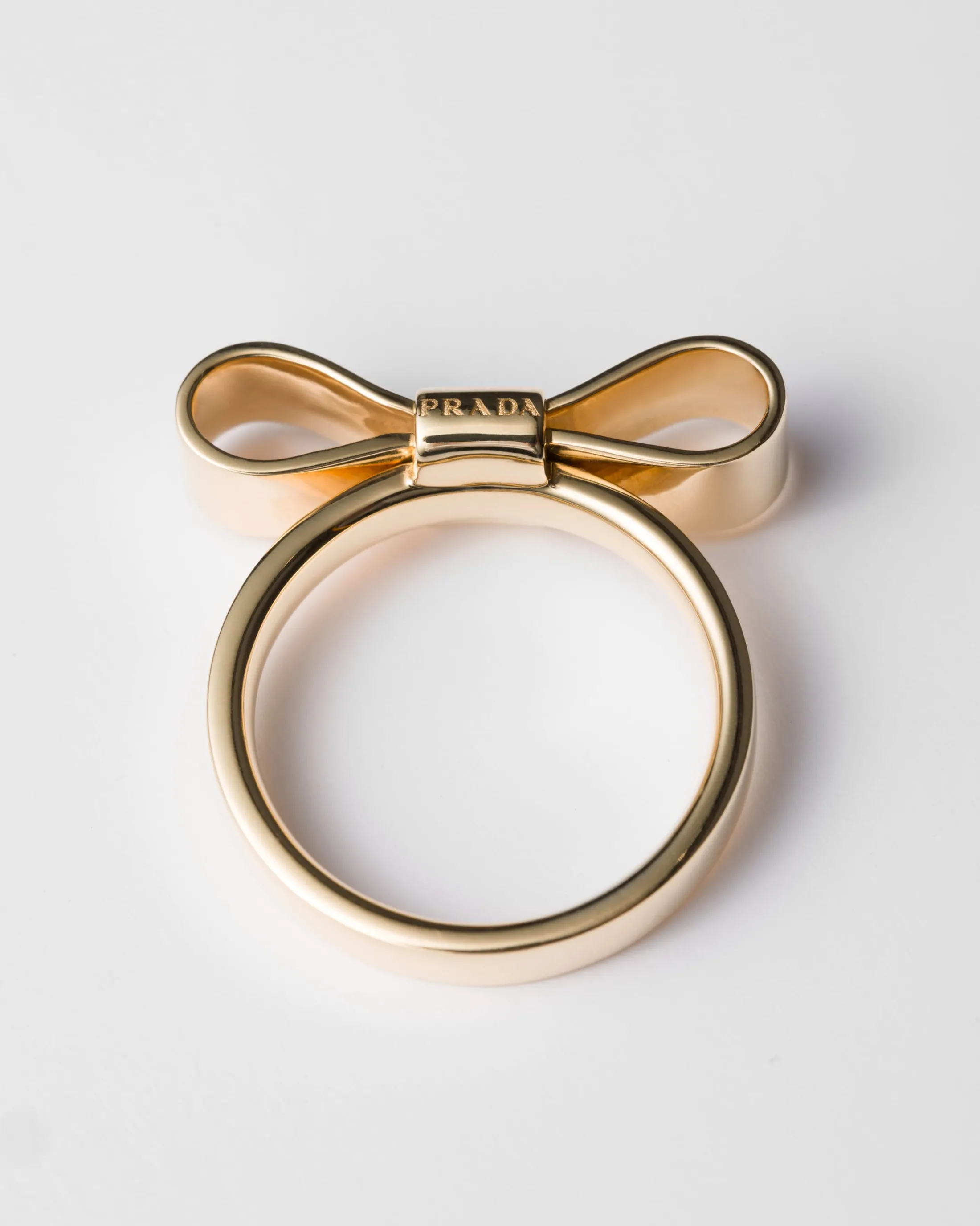 Prada Eternal Bow signet ring - yellow Gold Sale