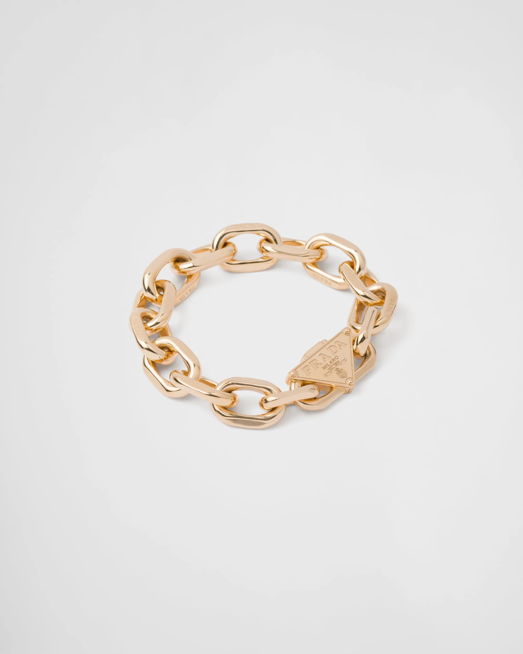 Prada Eternal chain bracelet in yellow Gold Sale