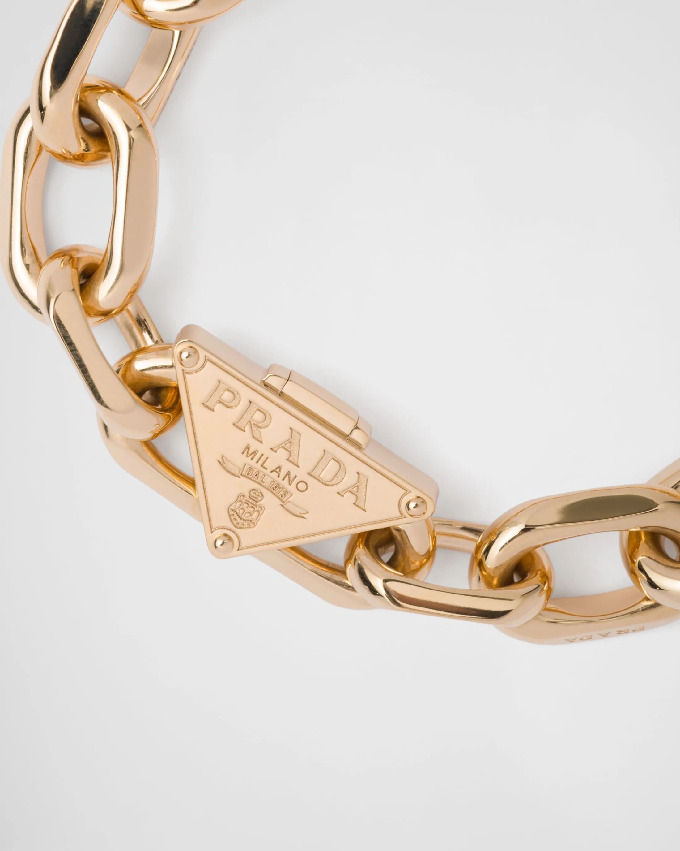 Prada Eternal chain bracelet in yellow Gold Sale