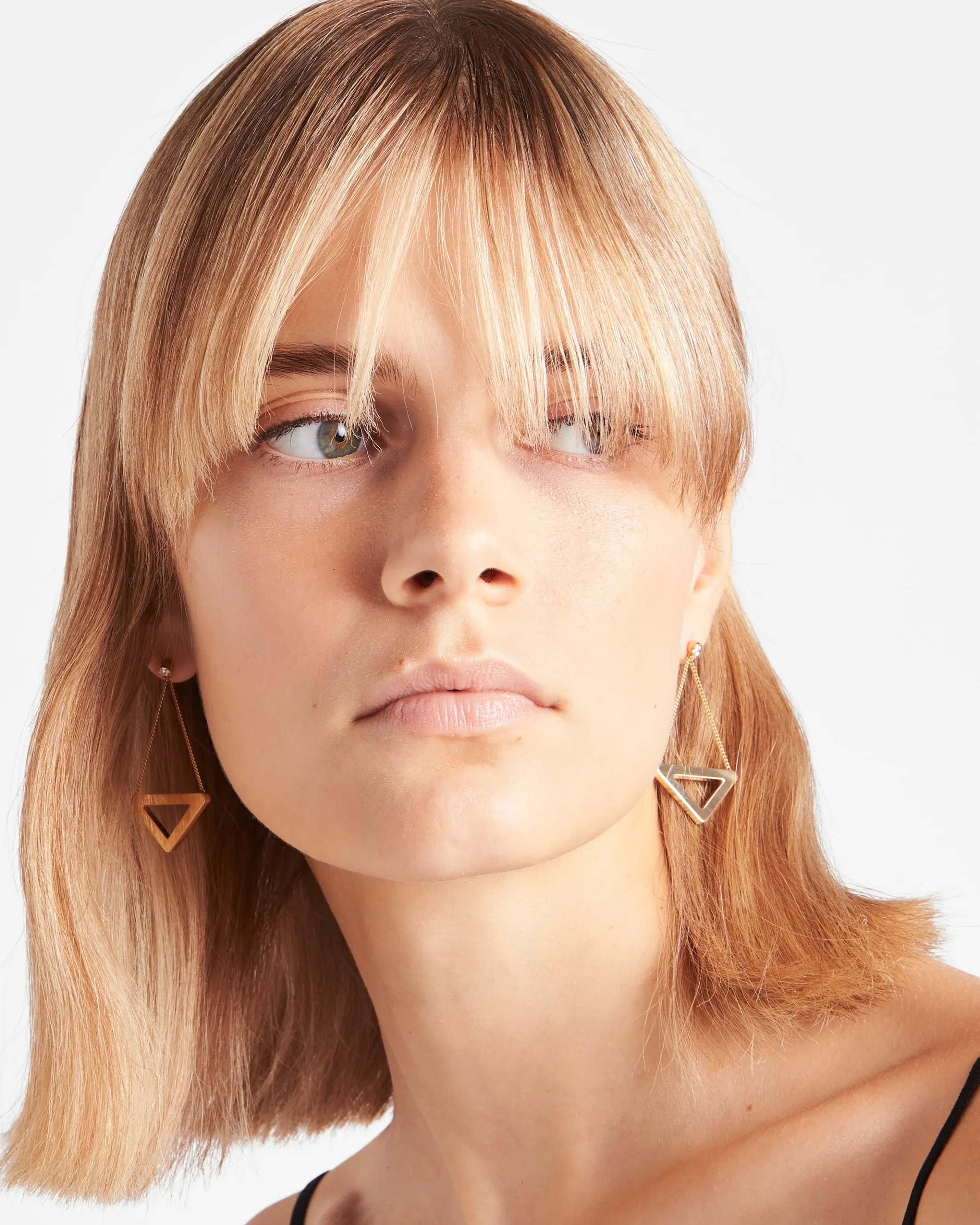 Prada Eternal Gold cut-out drop earrings in yellow gold with diamonds Gold/white Cheap