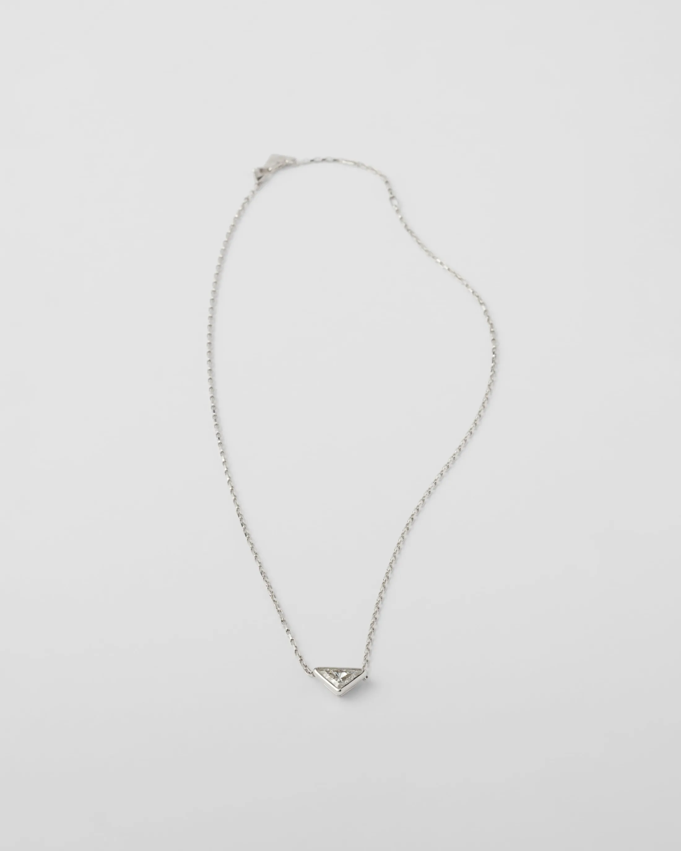 Prada Eternal Gold pendant necklace - white gold and laboratory-grown diamonds Whitegold/white Discount