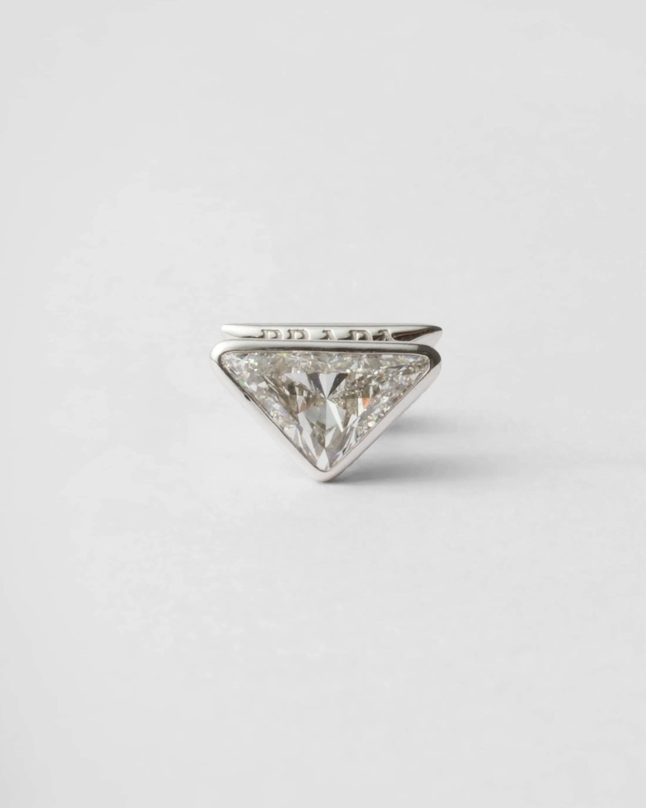 Prada Eternal Gold single earring - white gold and laboratory-grown diamonds Whitegold/white Clearance