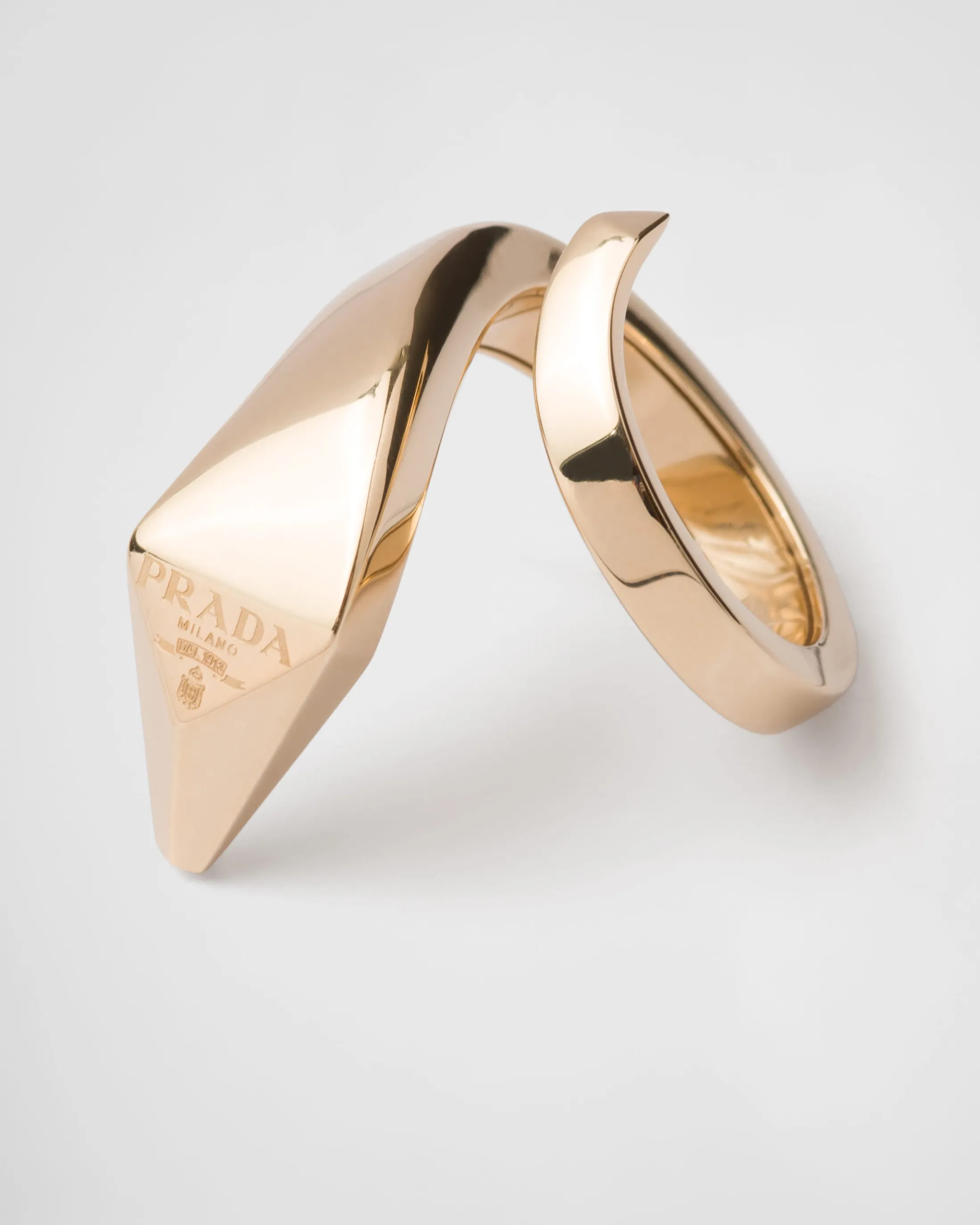 Prada Eternal snake ring in yellow Gold Discount