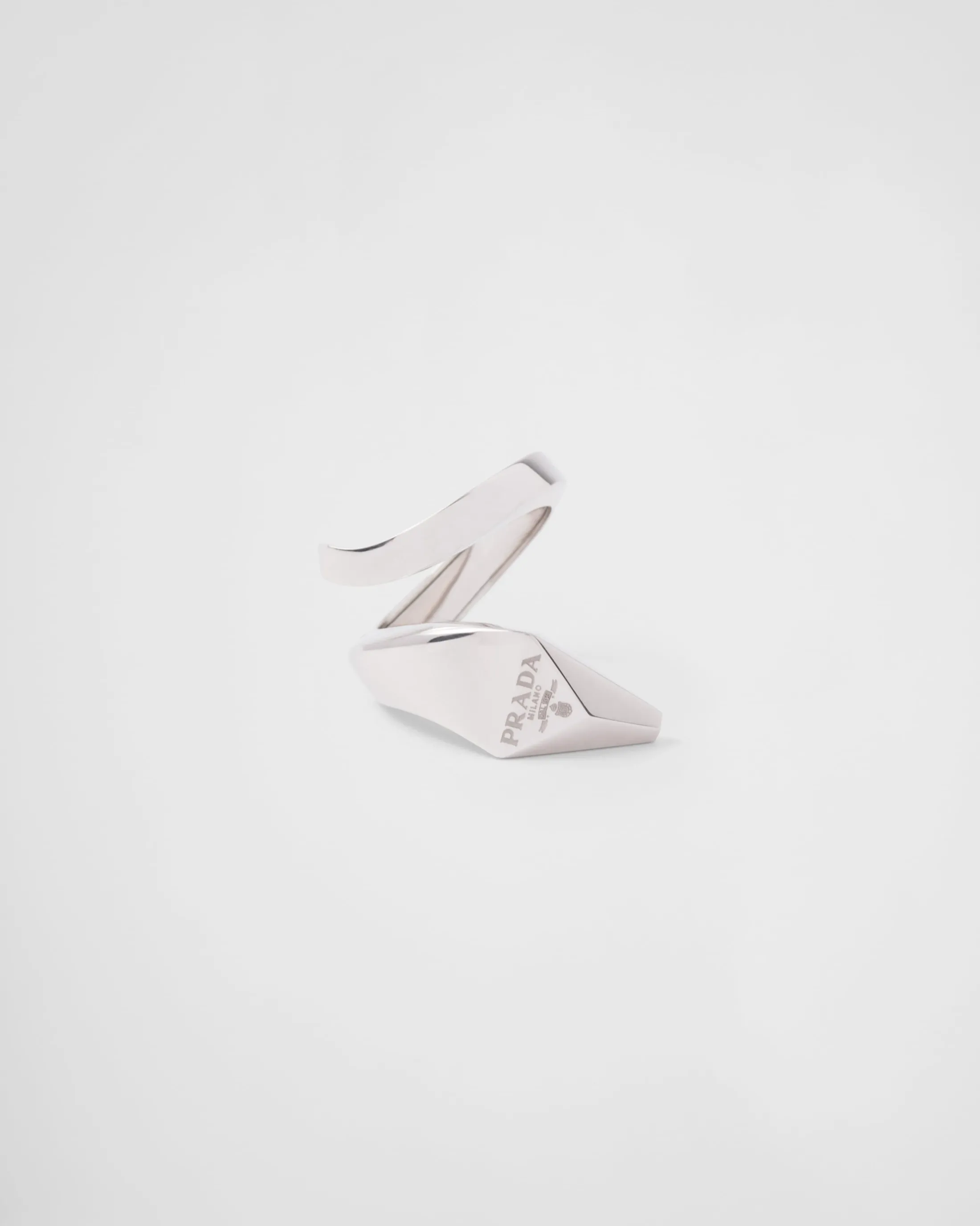 Prada Eternal Gold toi et moi snake ring in white gold Whitegold Store