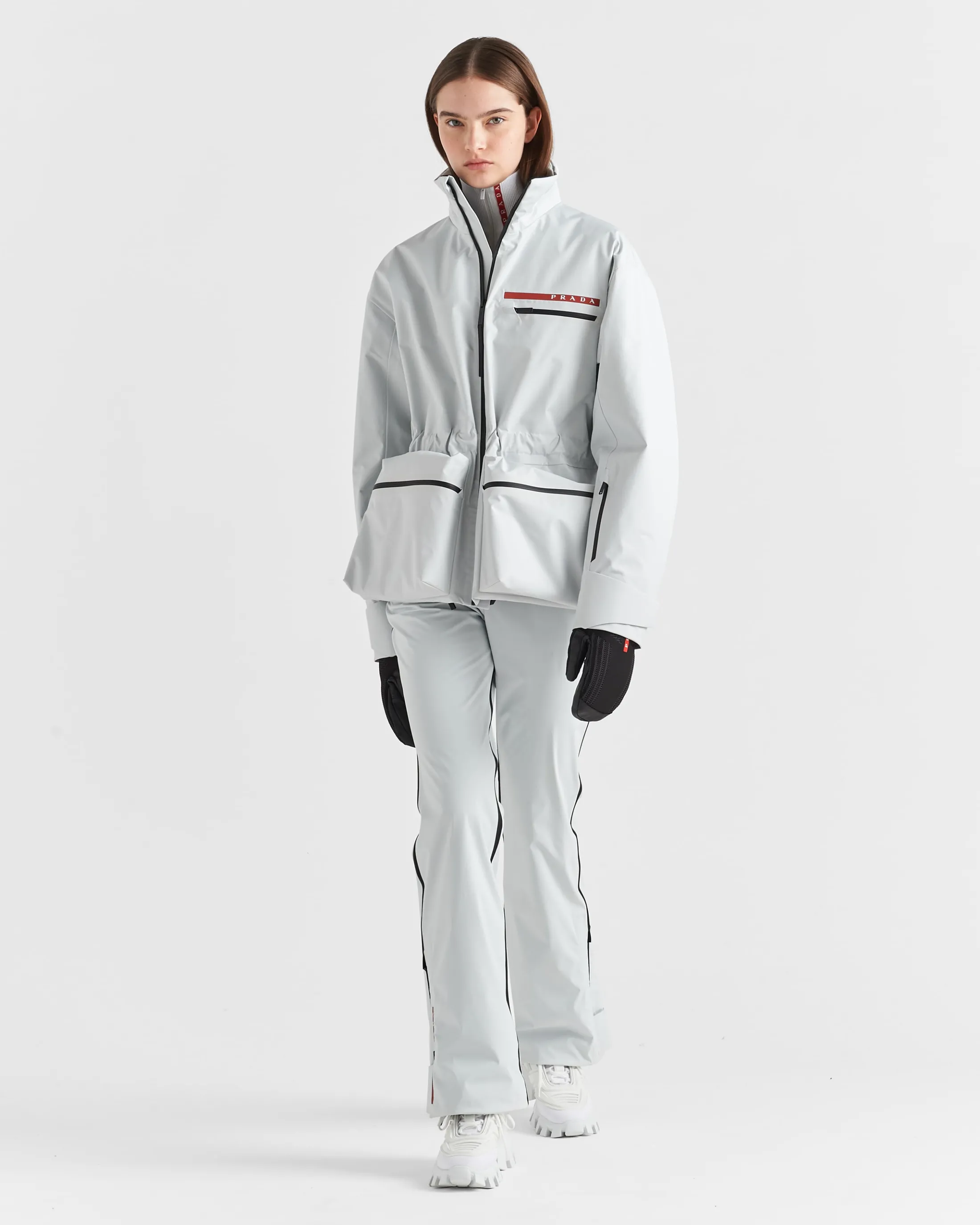 Prada Extreme-Tex ski jacket Chalkwhite New