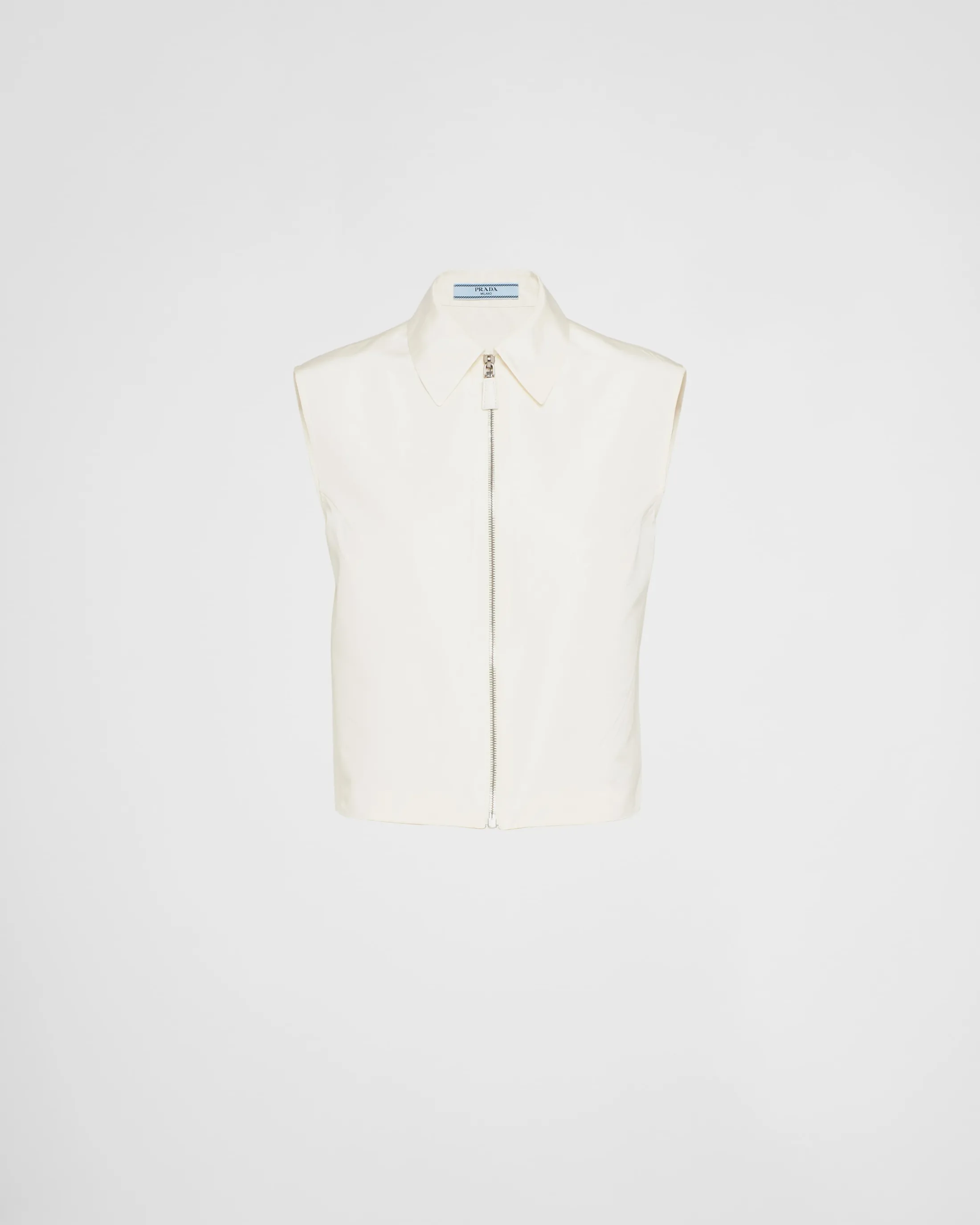 Prada Faille shirt Ivory Shop