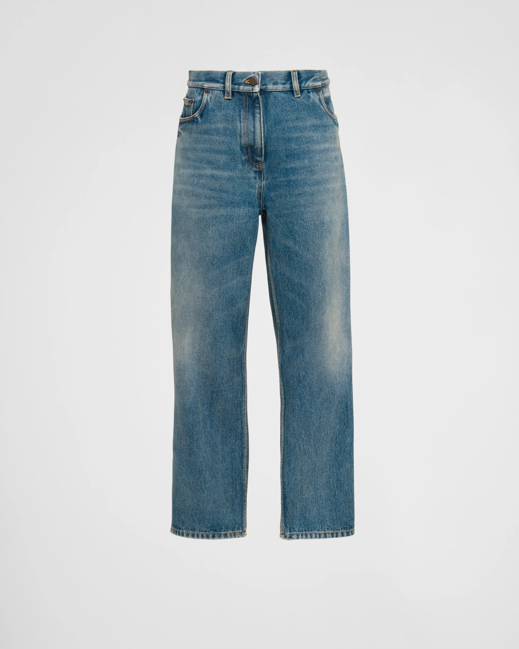 Prada Five-pocket denim jeans Skyblue Sale