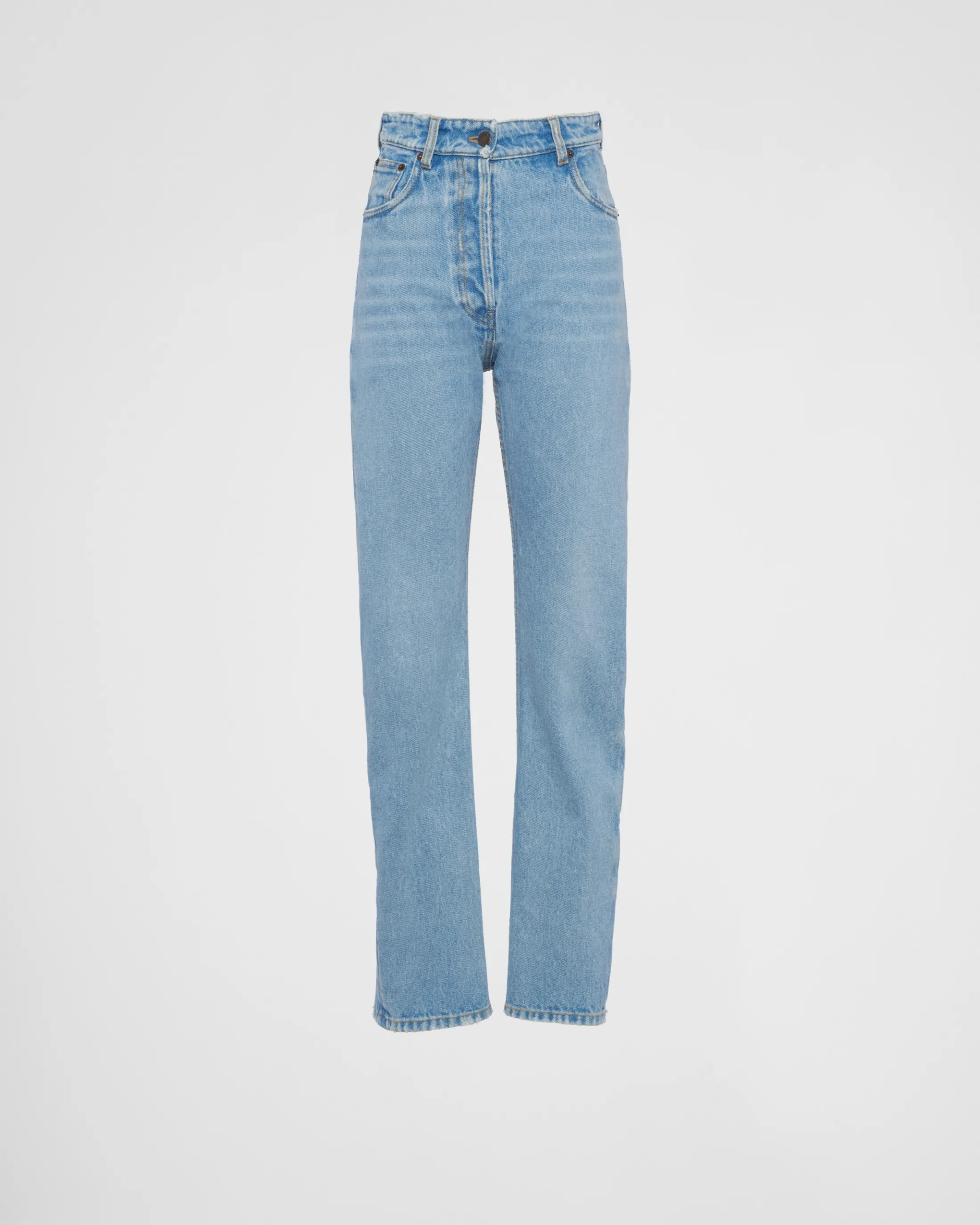 Prada Five-pocket denim jeans Skyblue Shop