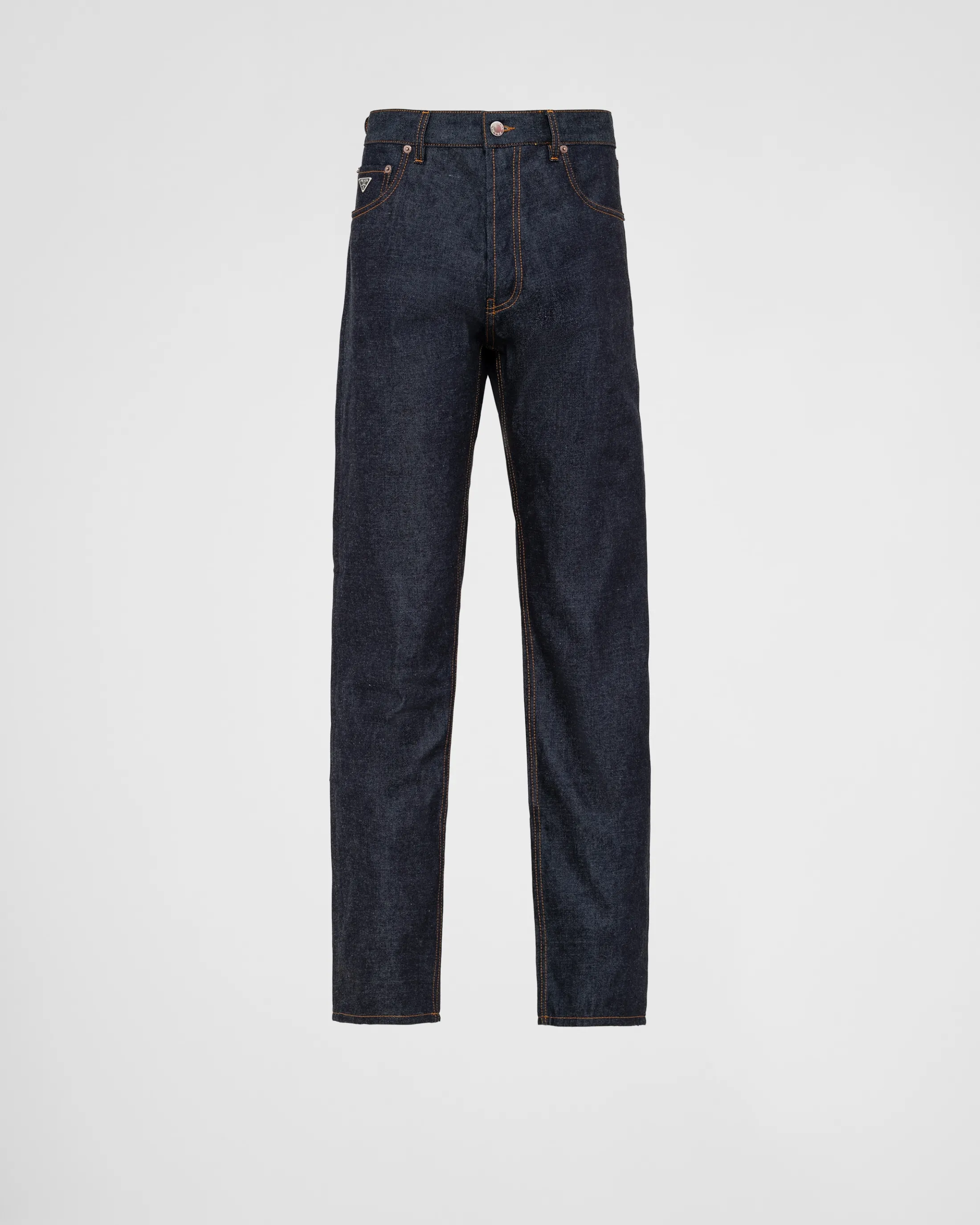 Prada Five-pocket denim jeans Navy Outlet