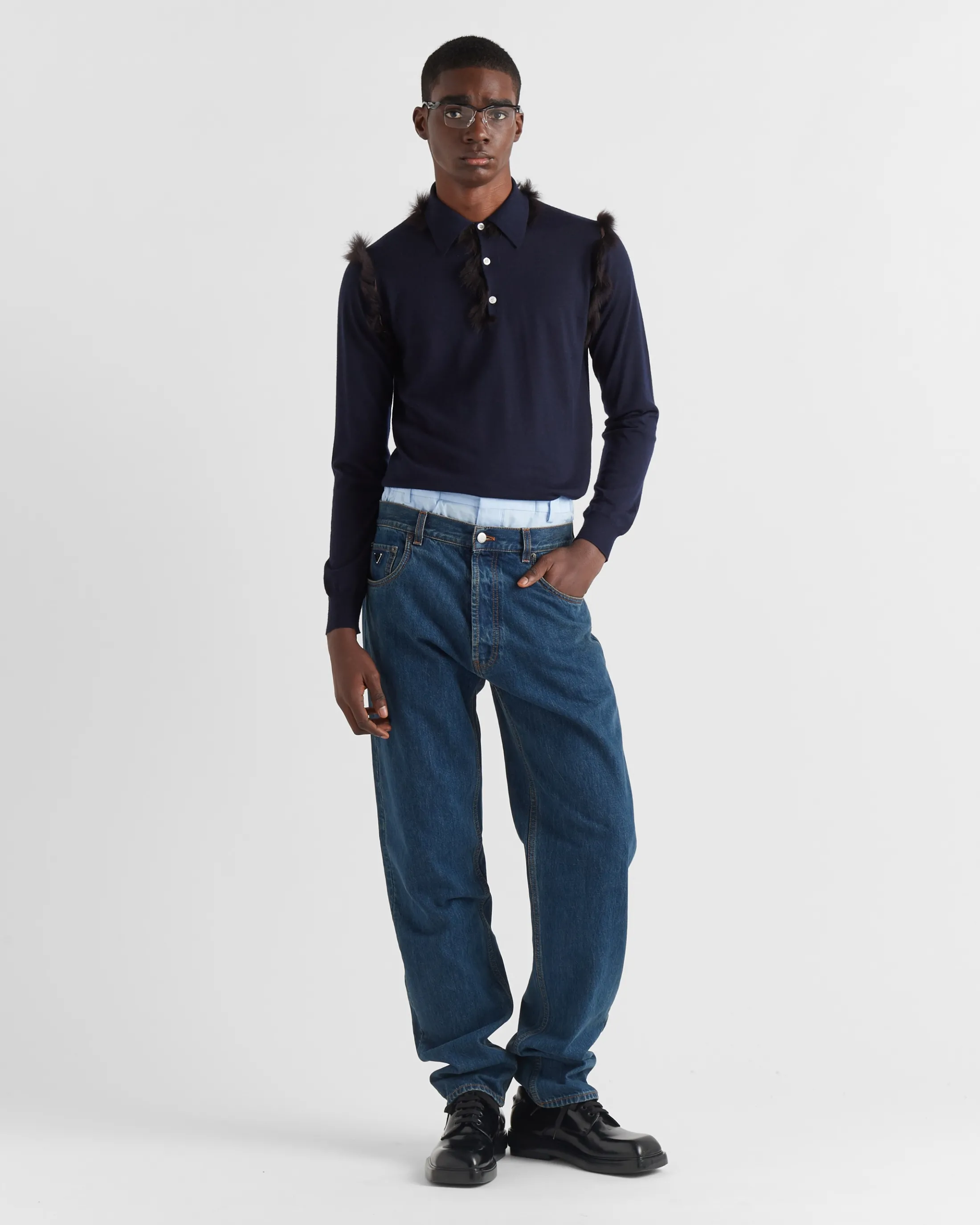 Prada Five-pocket denim jeans Navy Store