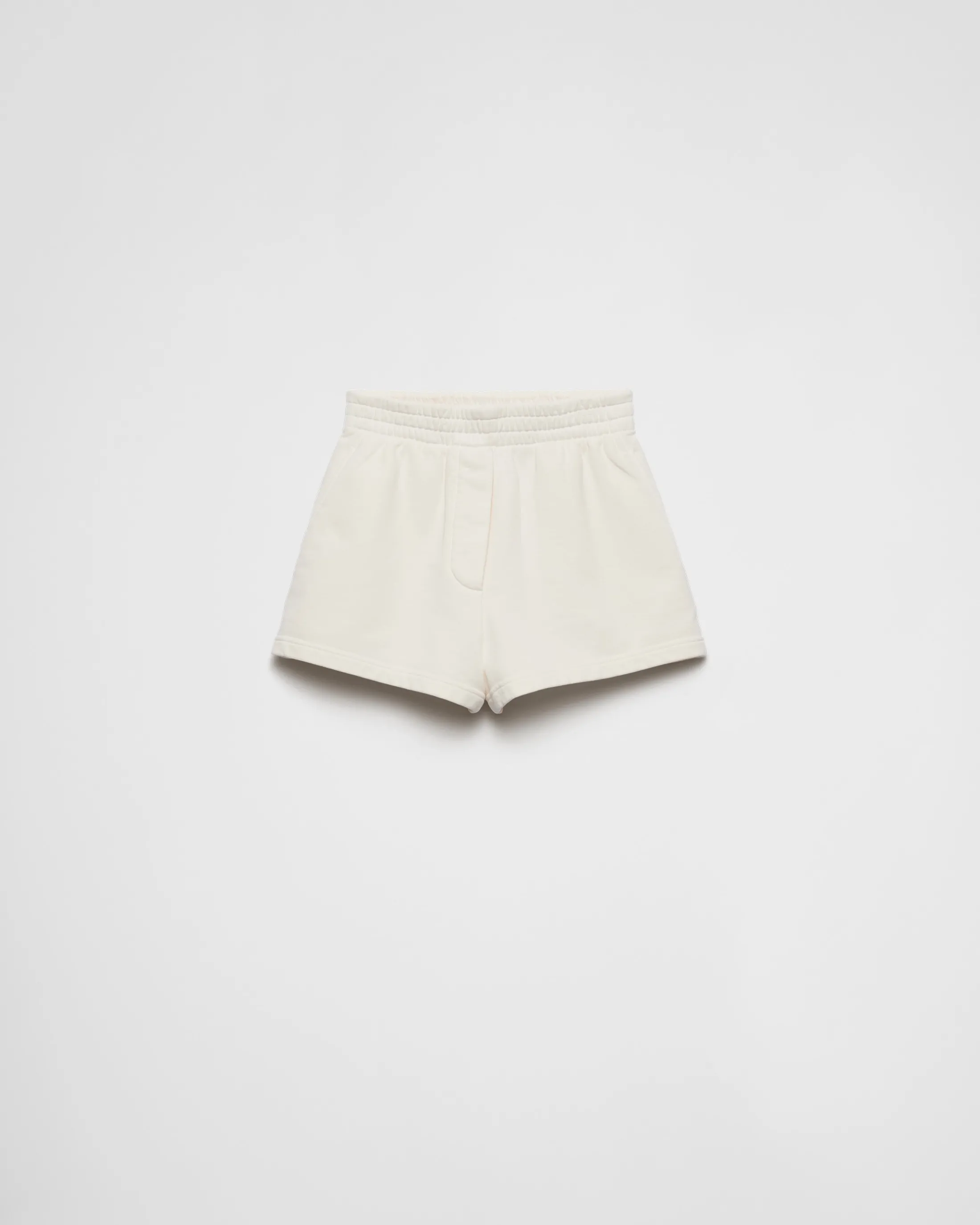 Prada Fleece shorts Natural Flash Sale