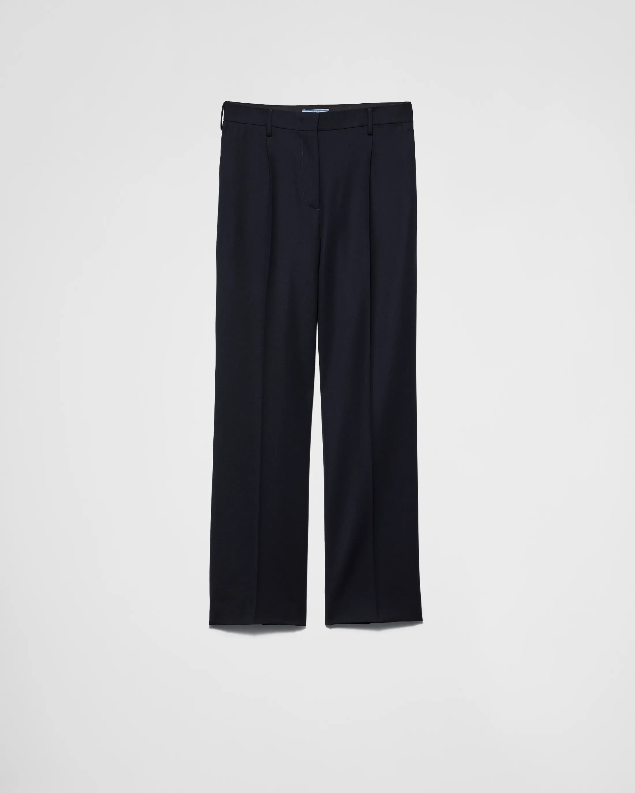 Prada Gabardine pants Navy Flash Sale